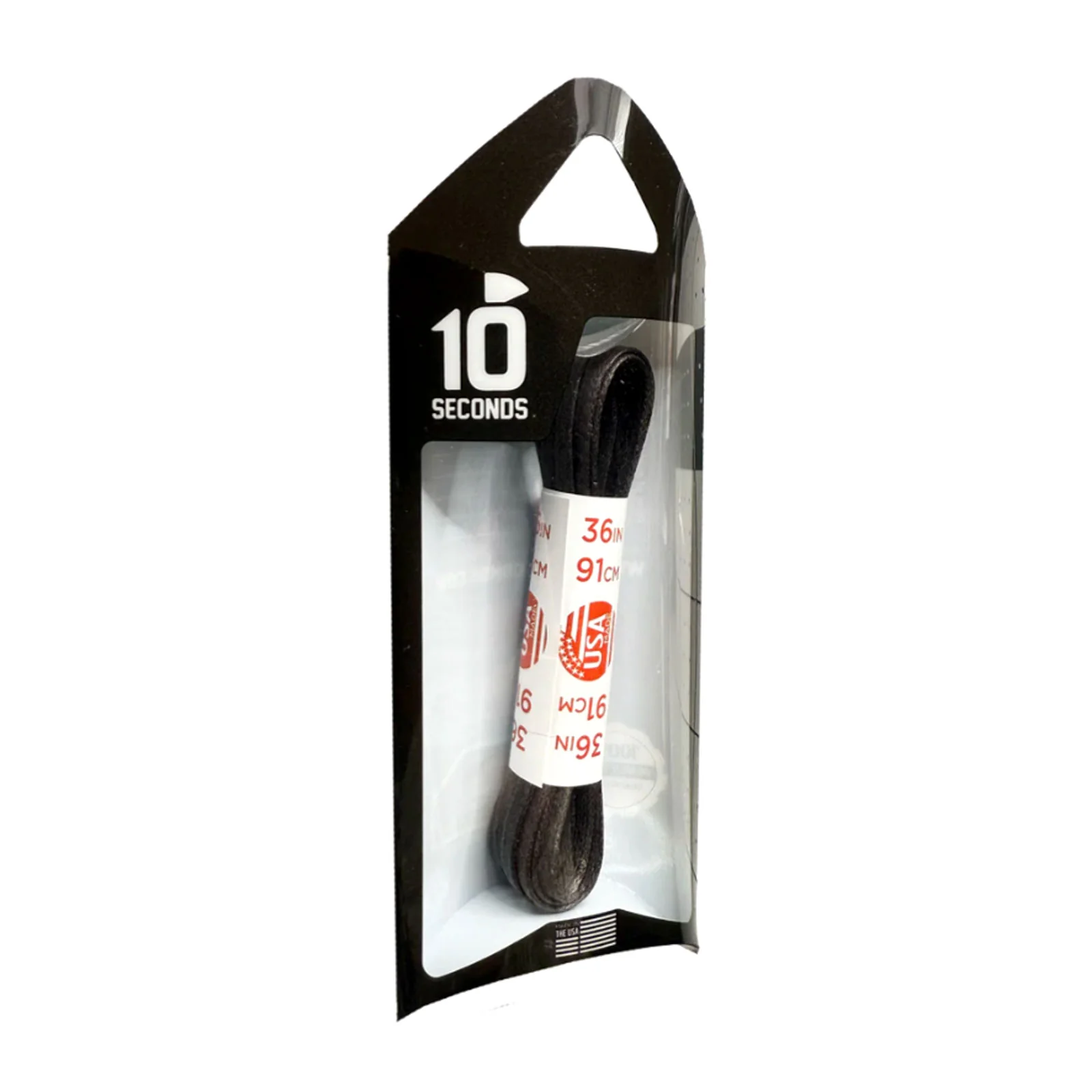 10 Seconds Small Flat Glazed Dress Shoelace - Brown - Image 2