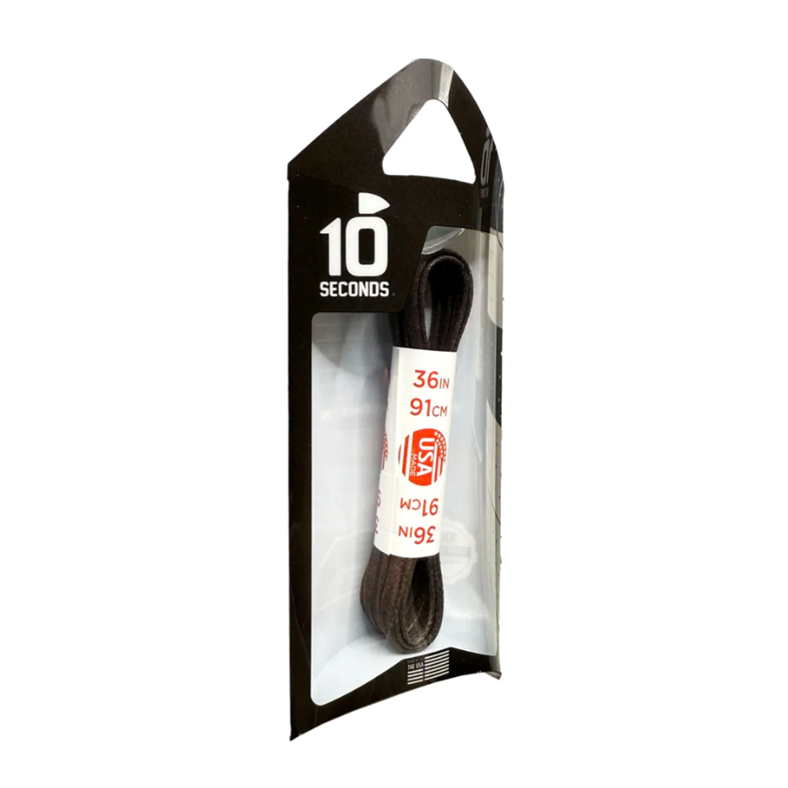 10 Seconds Small Flat Glazed Dress Shoelace - Java
