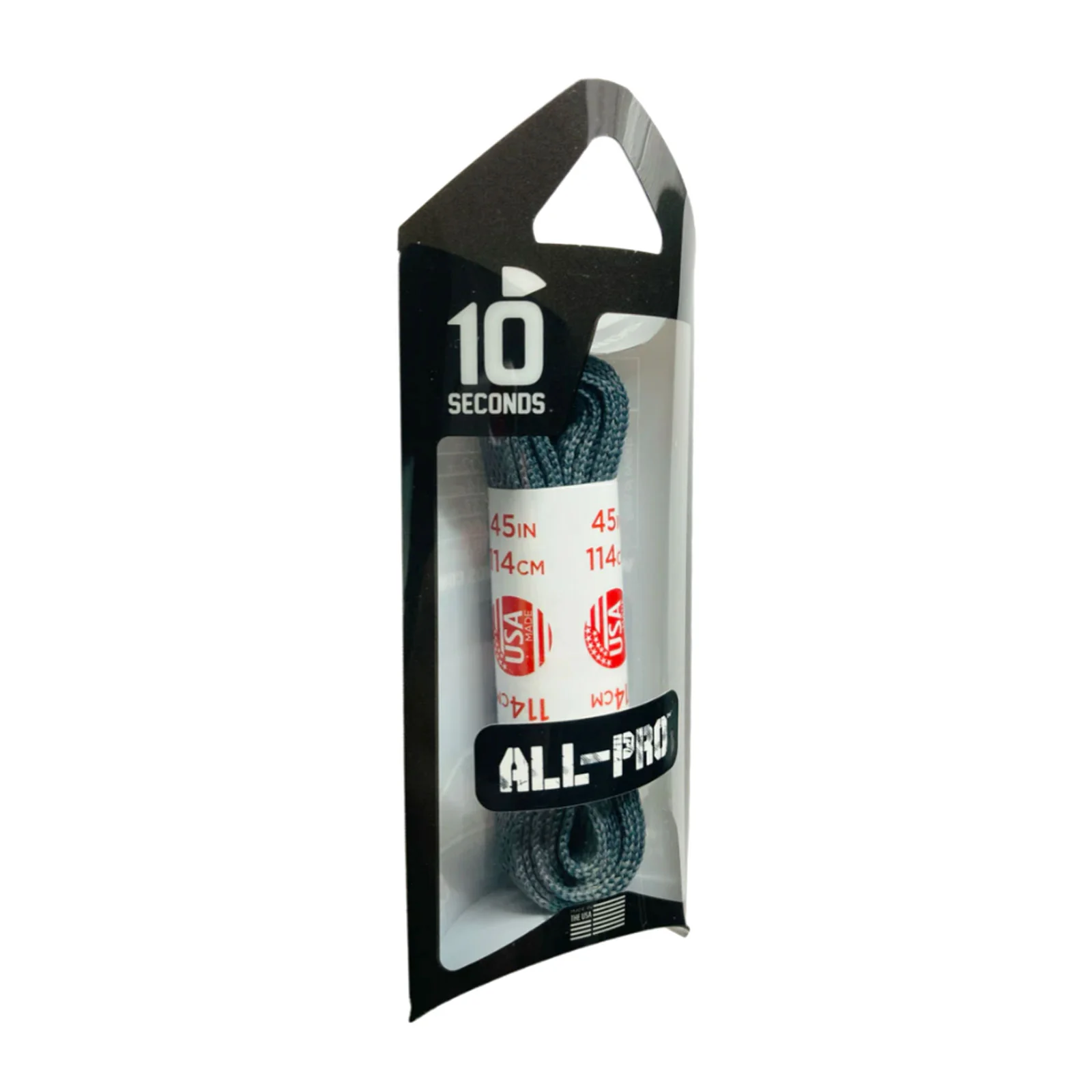 10 Seconds Narrow All-Pro Elite Shoelace - Sky Grey - Image 2