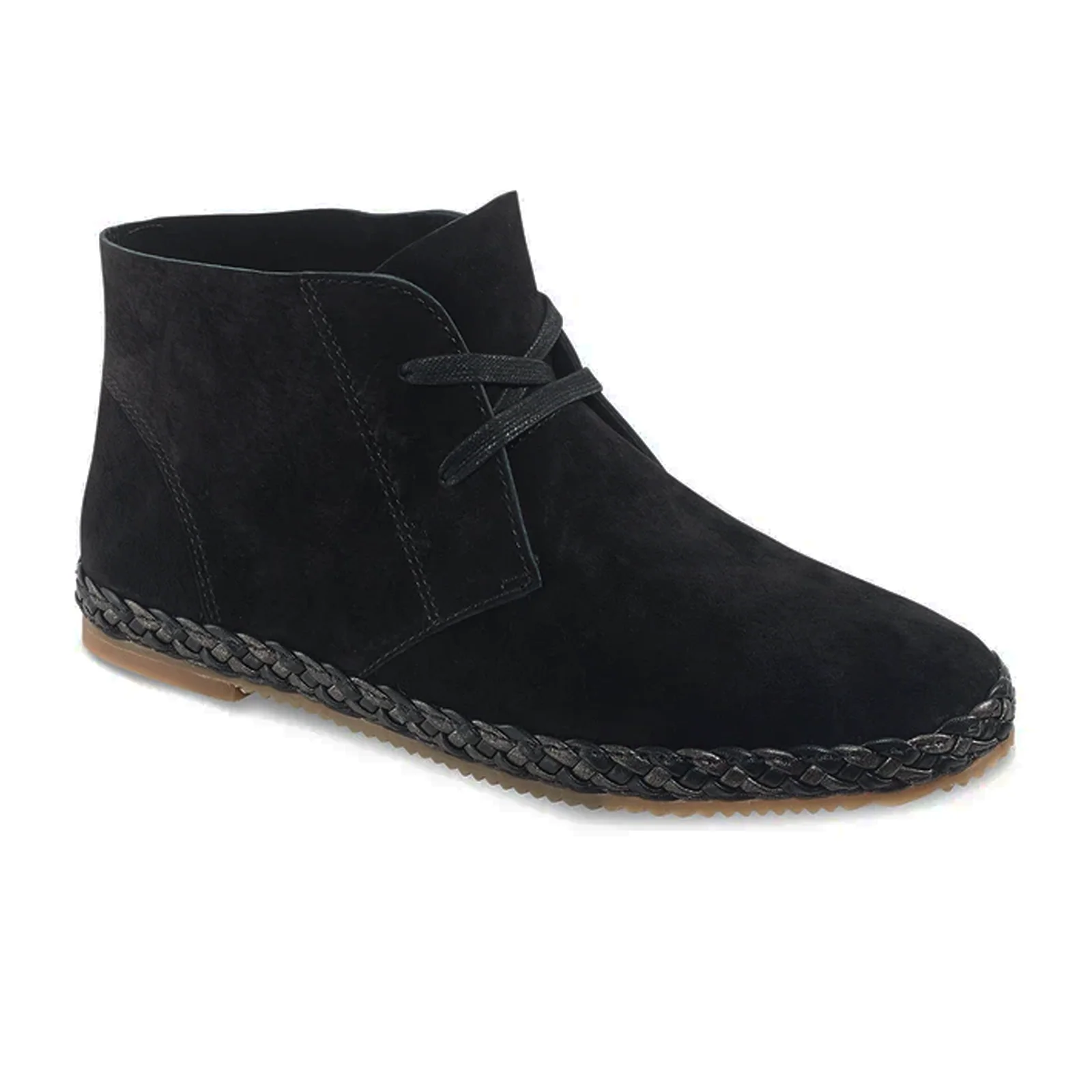 Aetrex Addison Ankle Boot (Women) - Black Suede