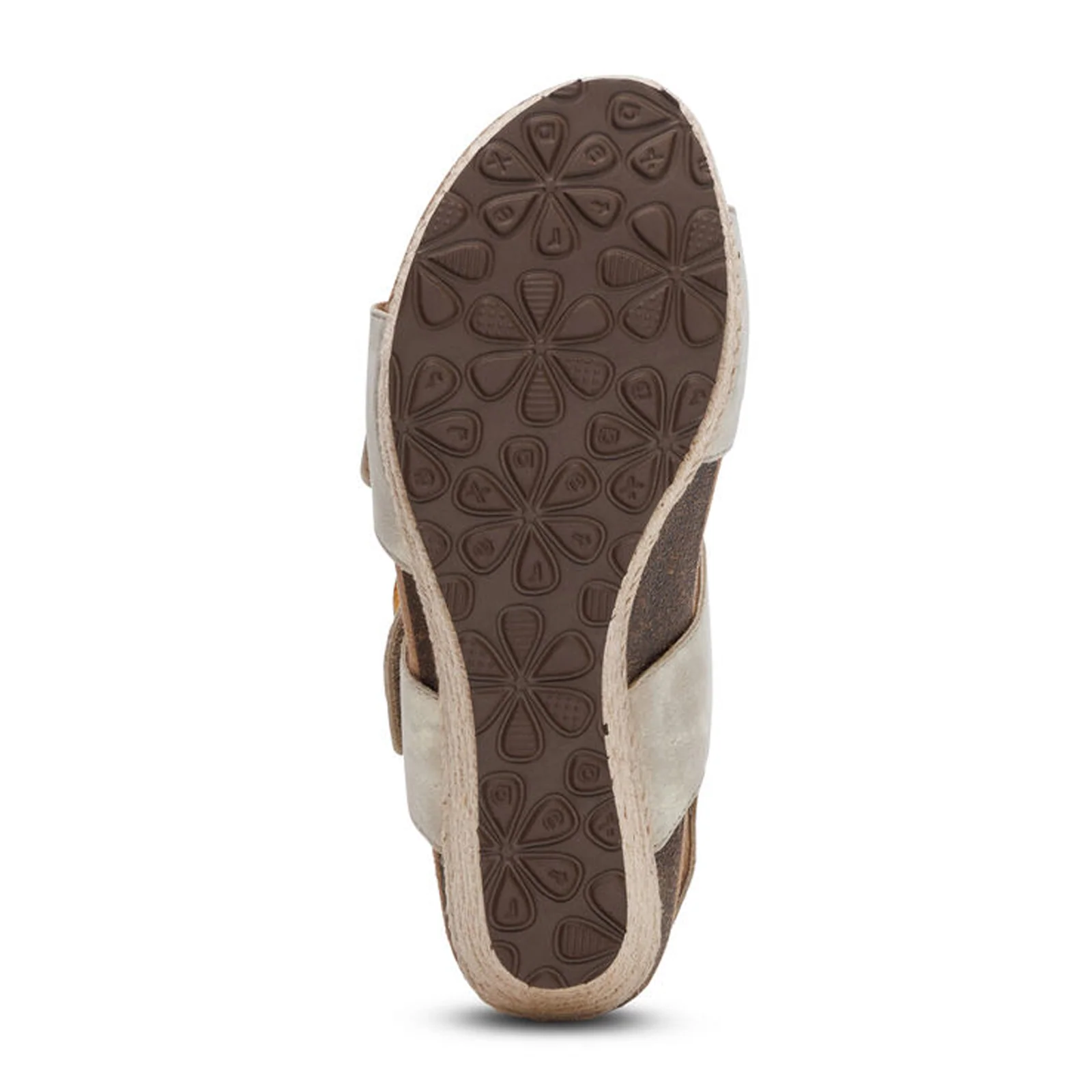 Aetrex Ashley Wedge Sandal (Women) - Champagne - Image 7