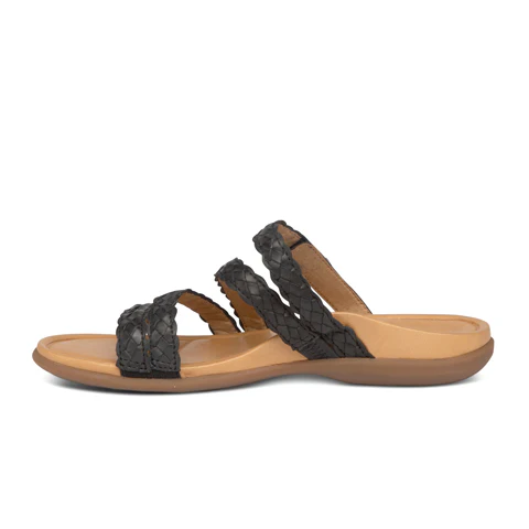 Aetrex Brielle Slide Sandal (Women) - Black - Image 2