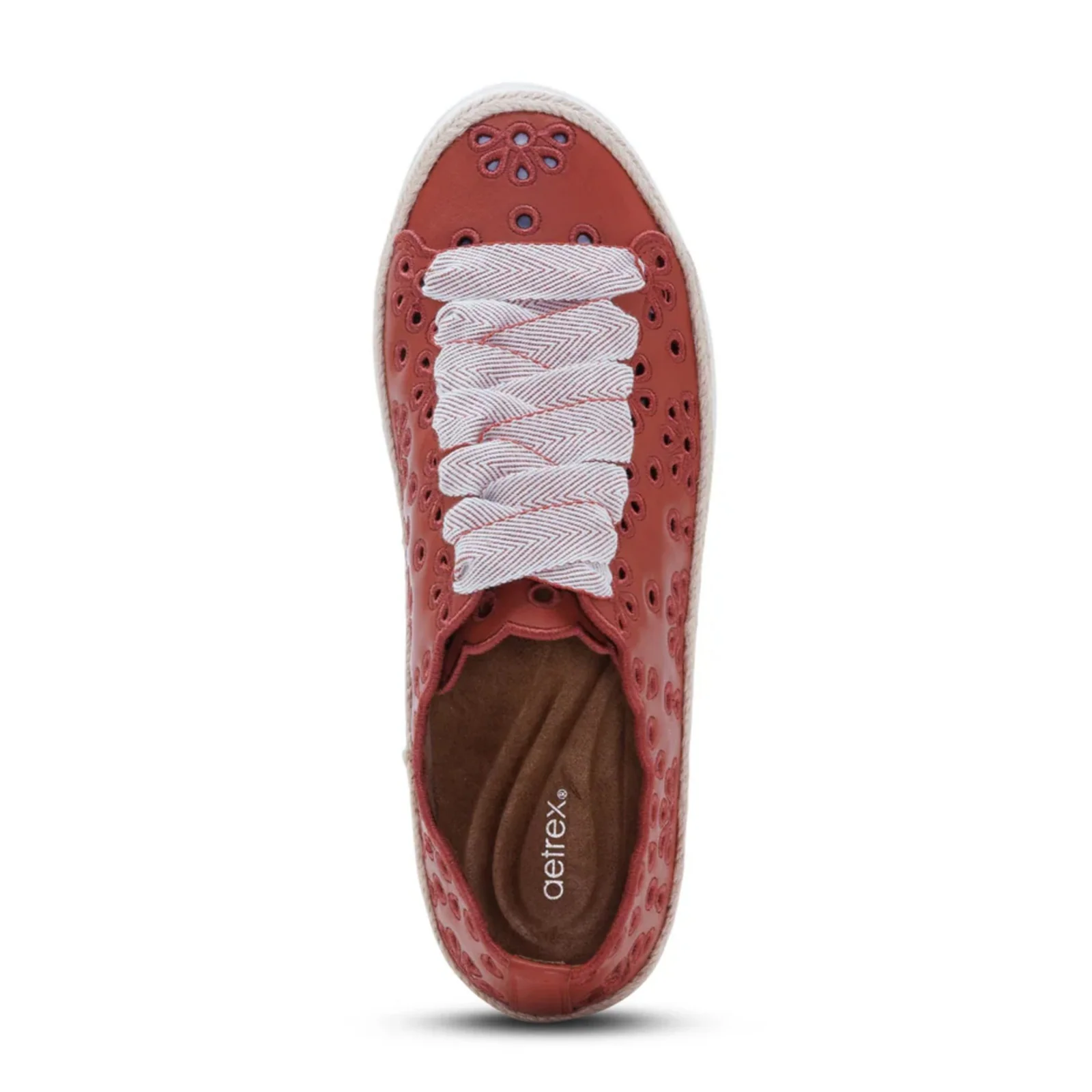 Aetrex Charlotte Sneaker (Women) - Terracotta - Image 5