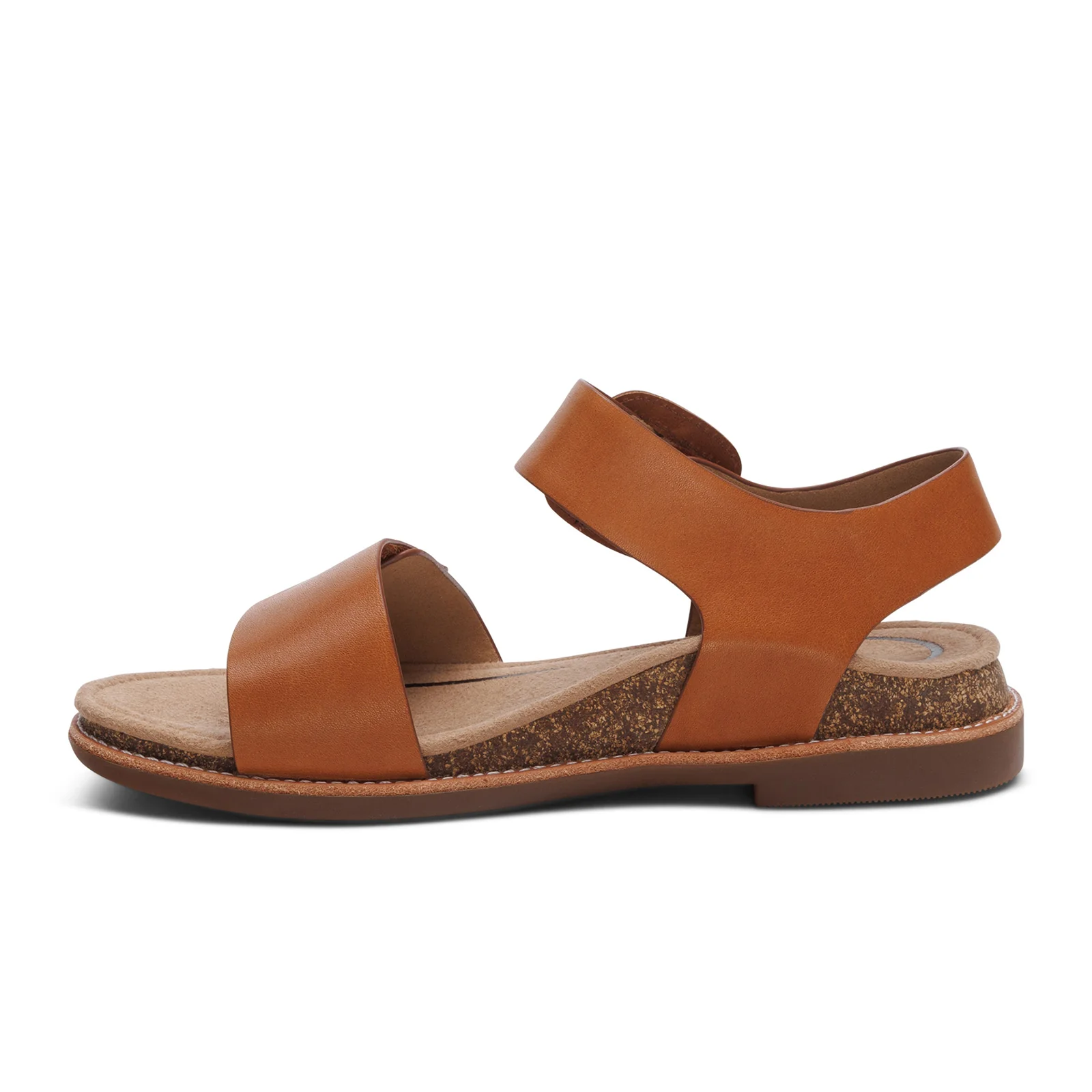 Aetrex Claire Backstrap Sandal (Women) - Cognac - Image 4