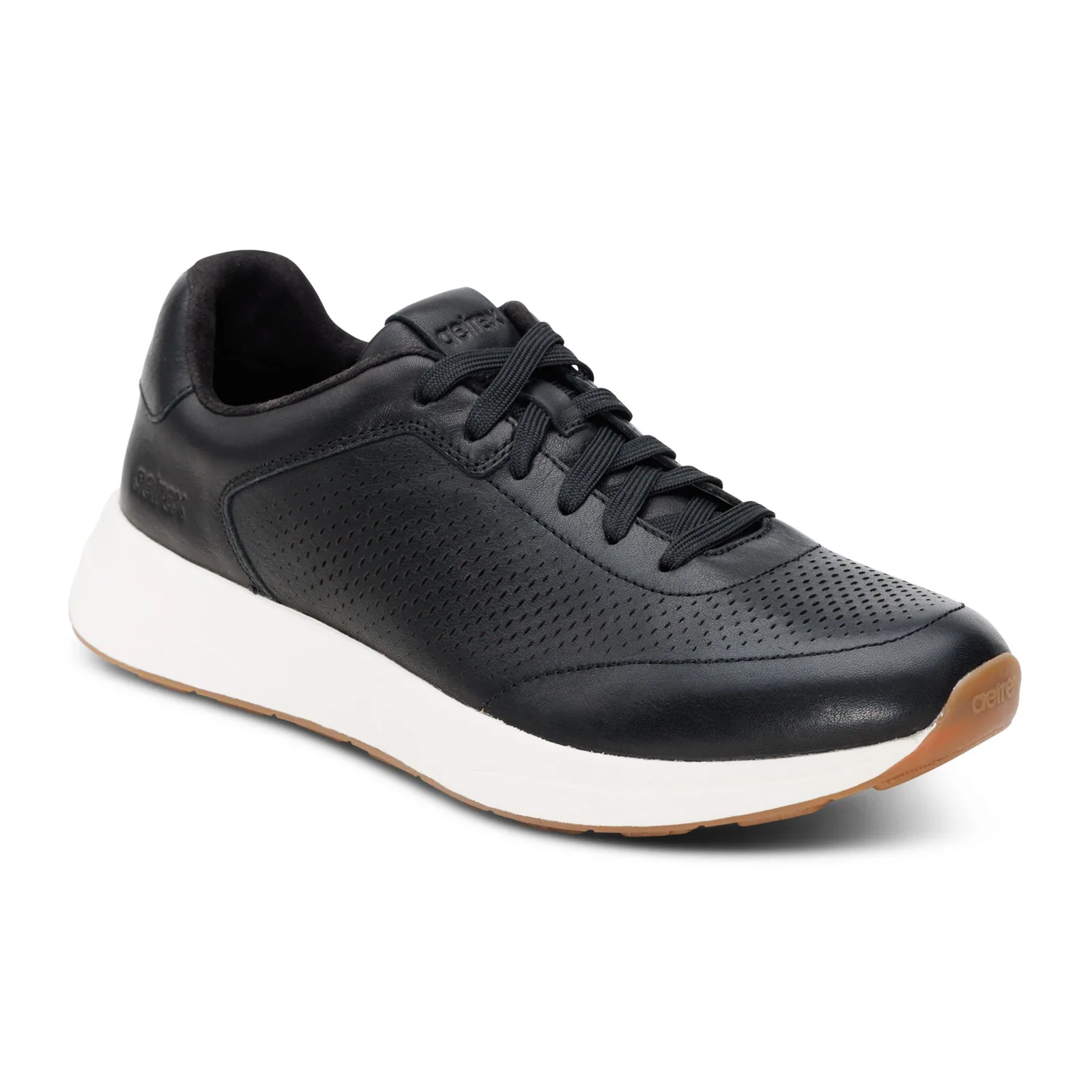 Aetrex Drew Sneaker (Men) - Black - Image 3