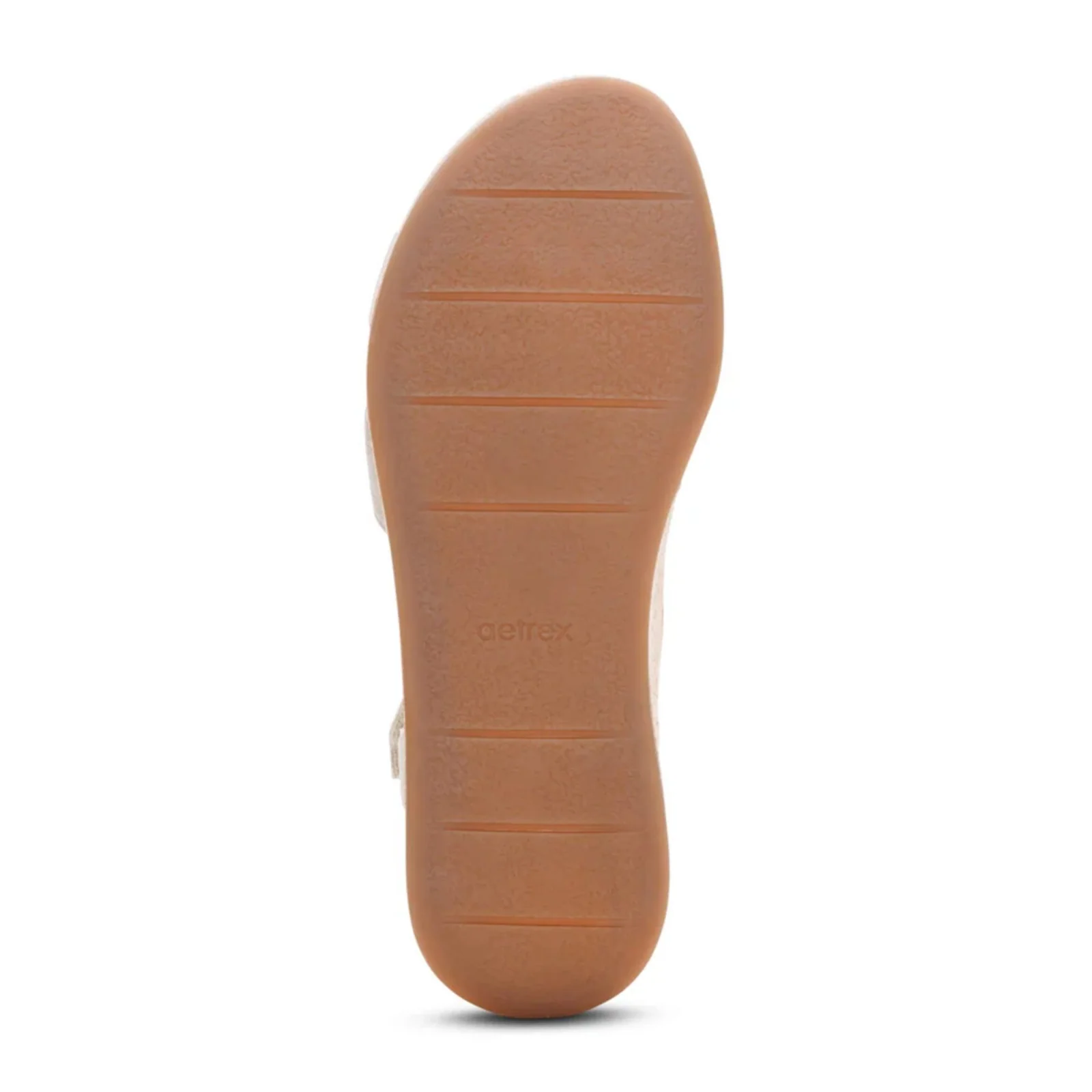 Aetrex Flora Wedge Sandal (Women) - Champagne - Image 6