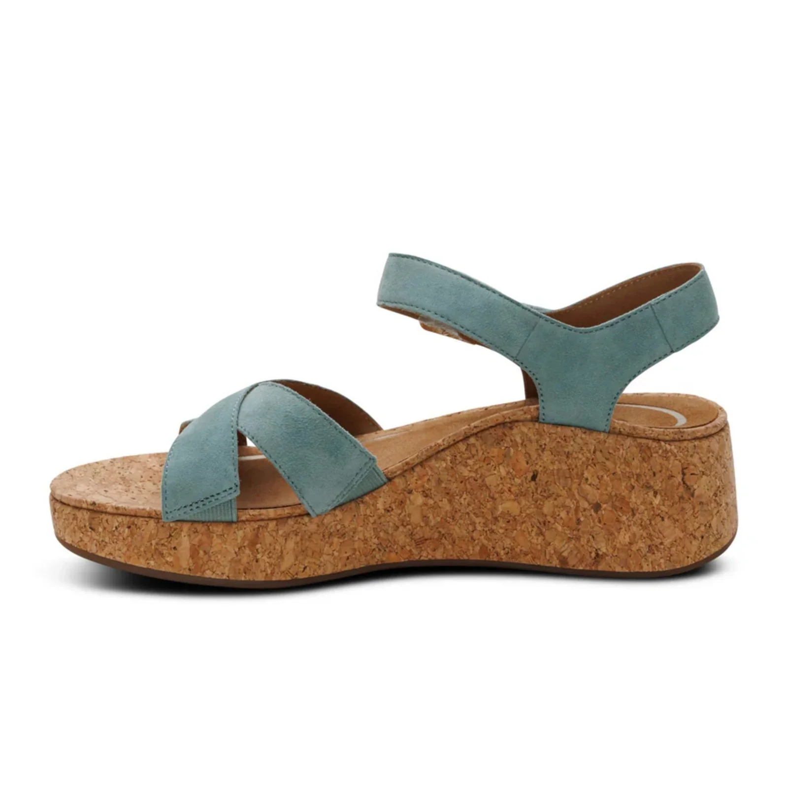 Aetrex Flora Wedge Sandal (Women) - Sage - Image 2