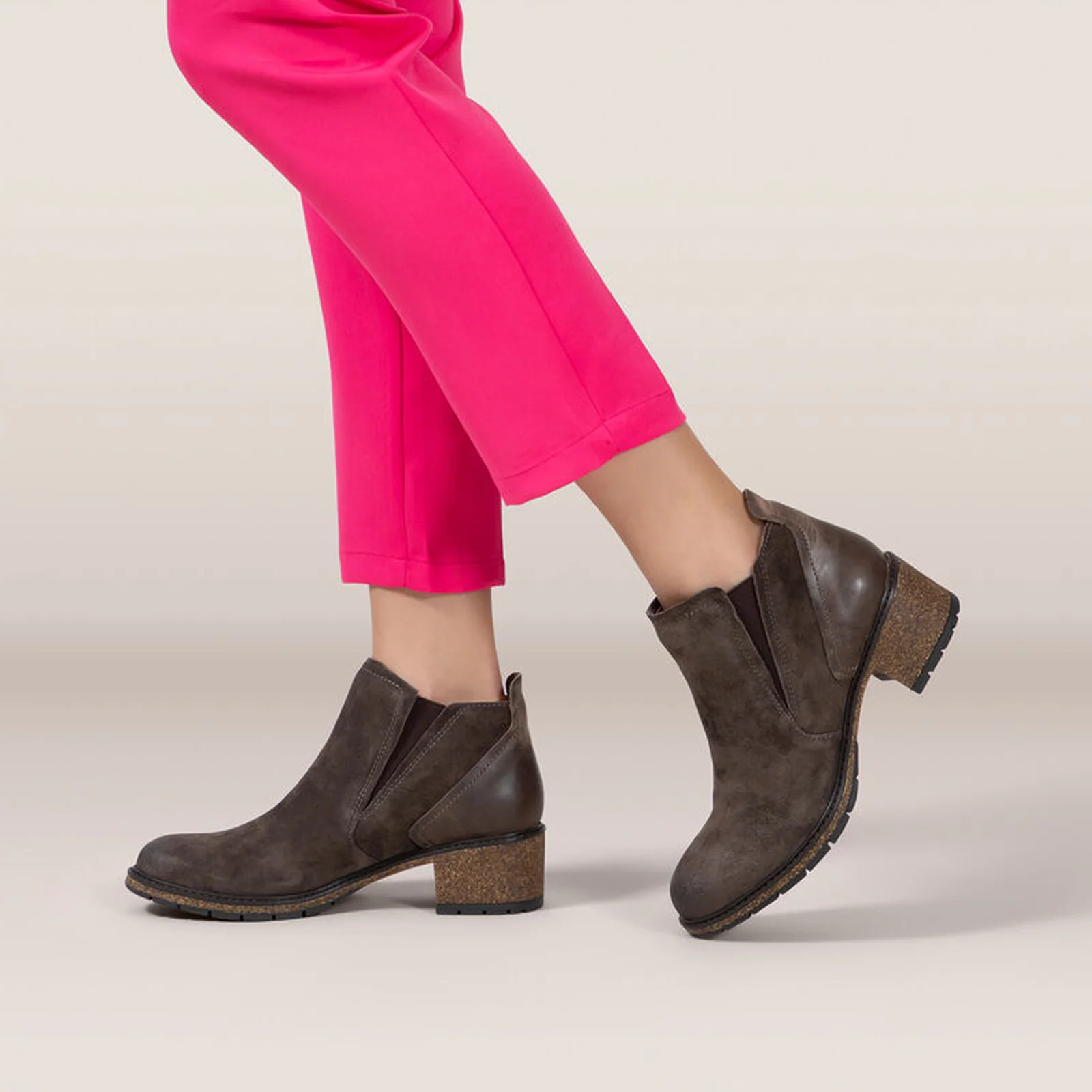 Aetrex Frankie Ankle Boot (Women) - Brown Leather - Image 7