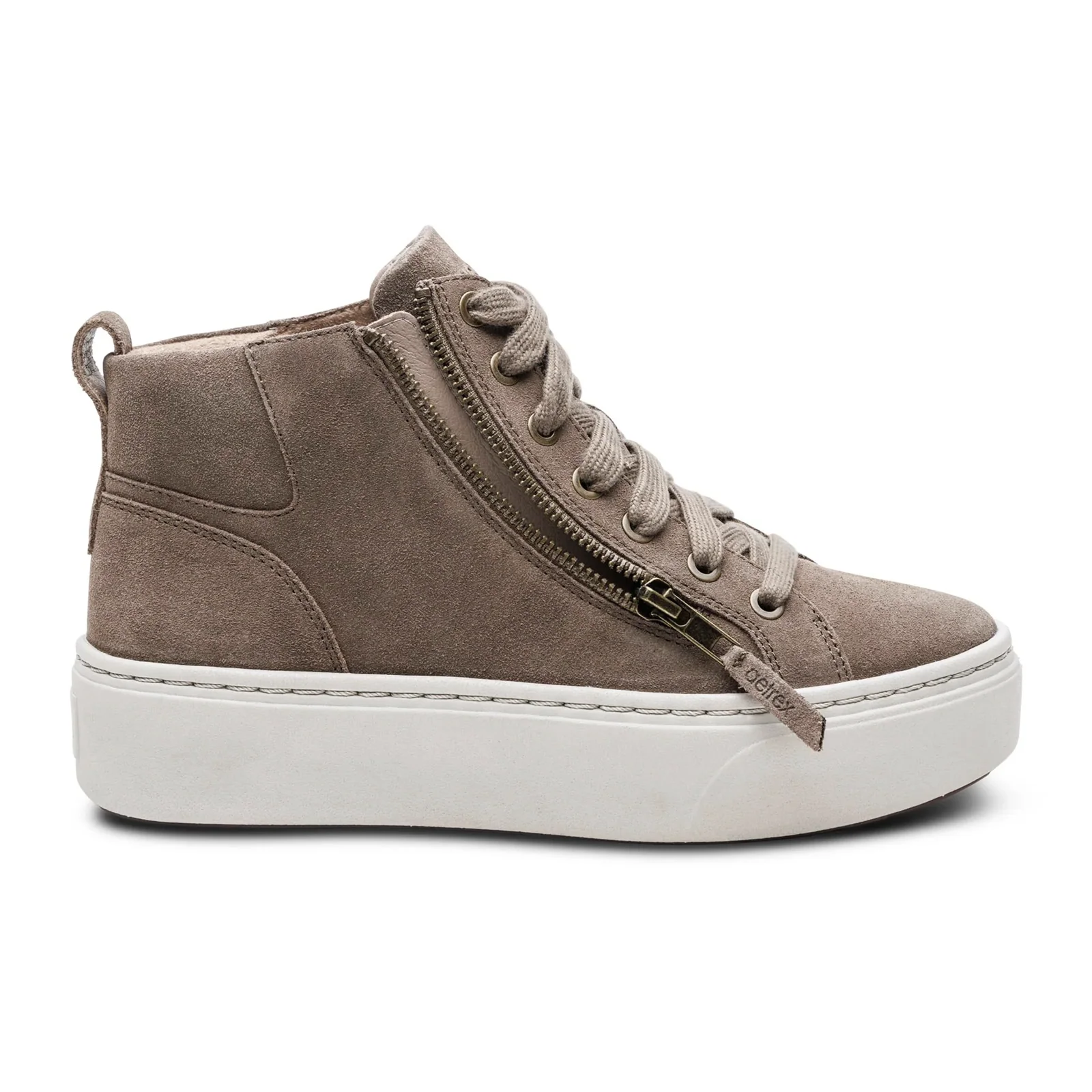 Aetrex Gianna Mid Sneaker (Women) - Taupe - Image 4