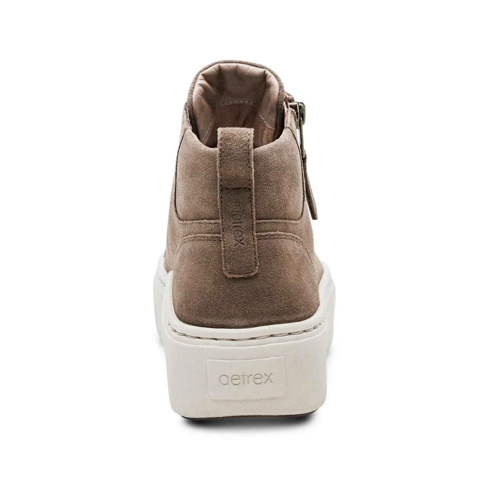 Aetrex Gianna Mid Sneaker (Women) - Taupe - Image 5