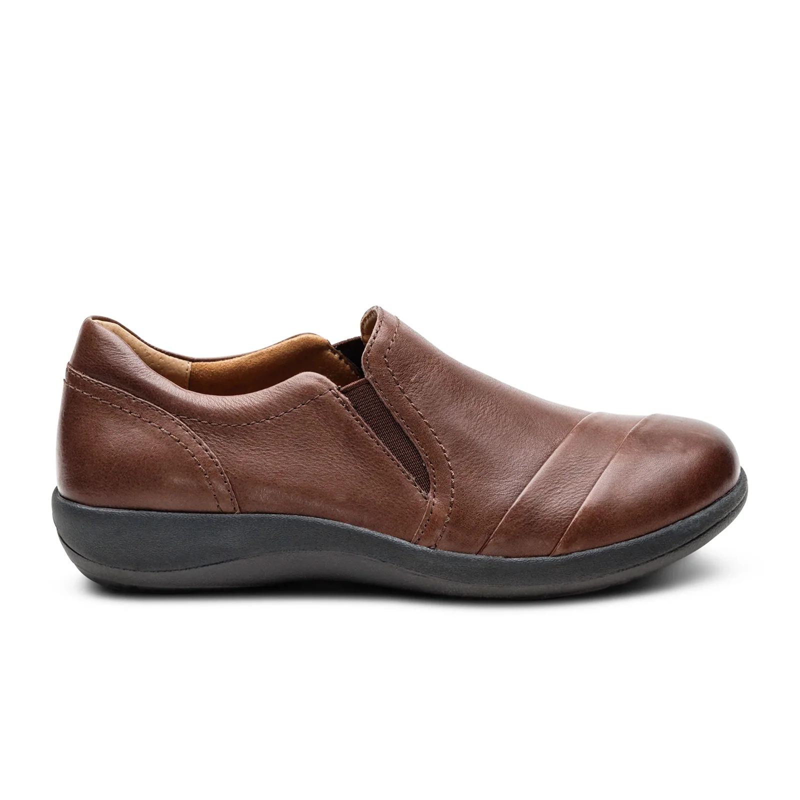 Aetrex Helena Slip On (Women) - Brown