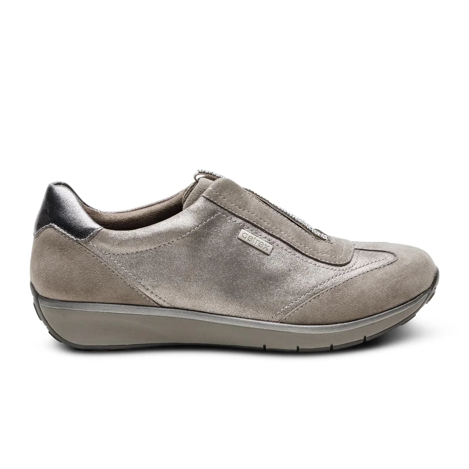 Aetrex Megan Sneaker (Women) - Pewter