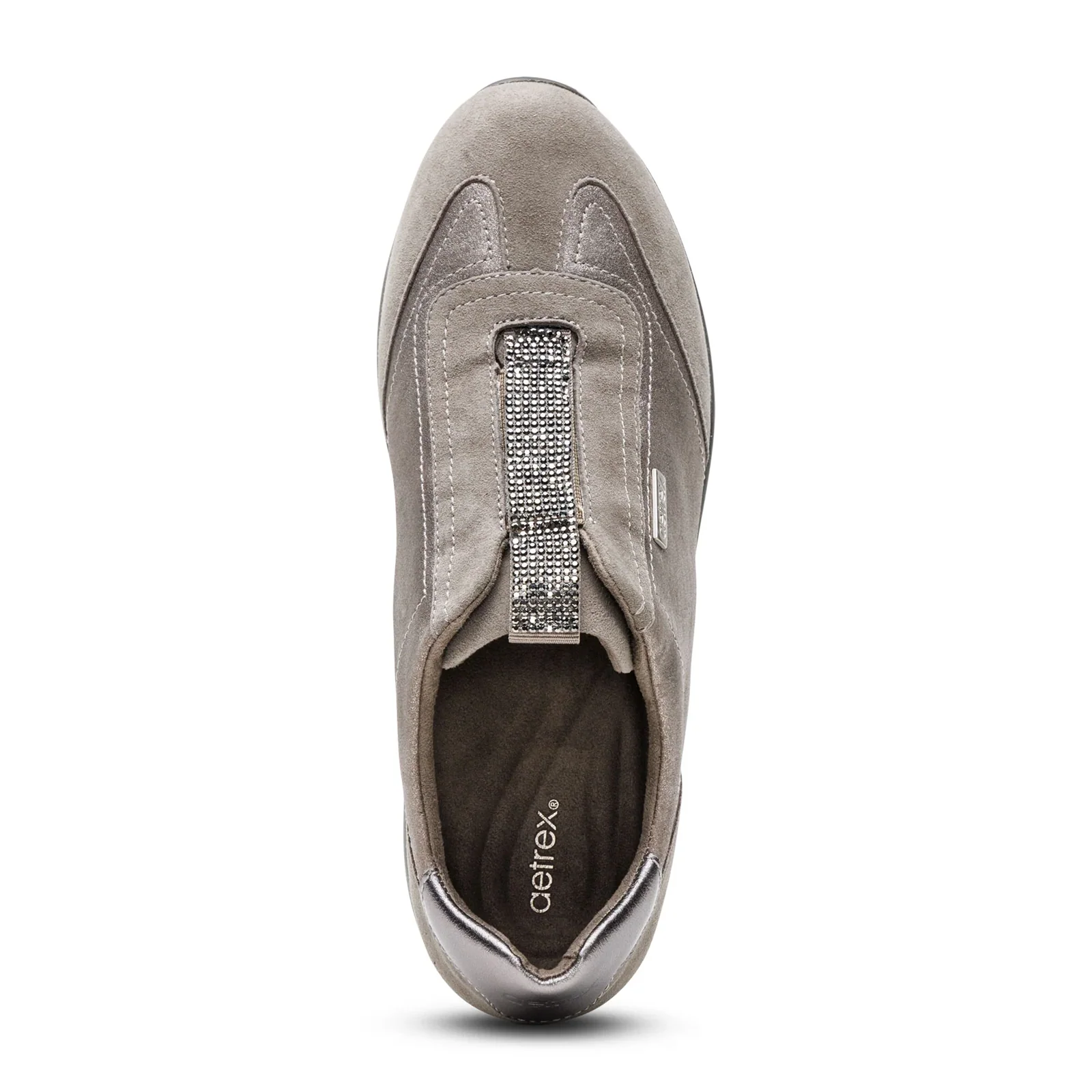 Aetrex Megan Sneaker (Women) - Pewter - Image 5