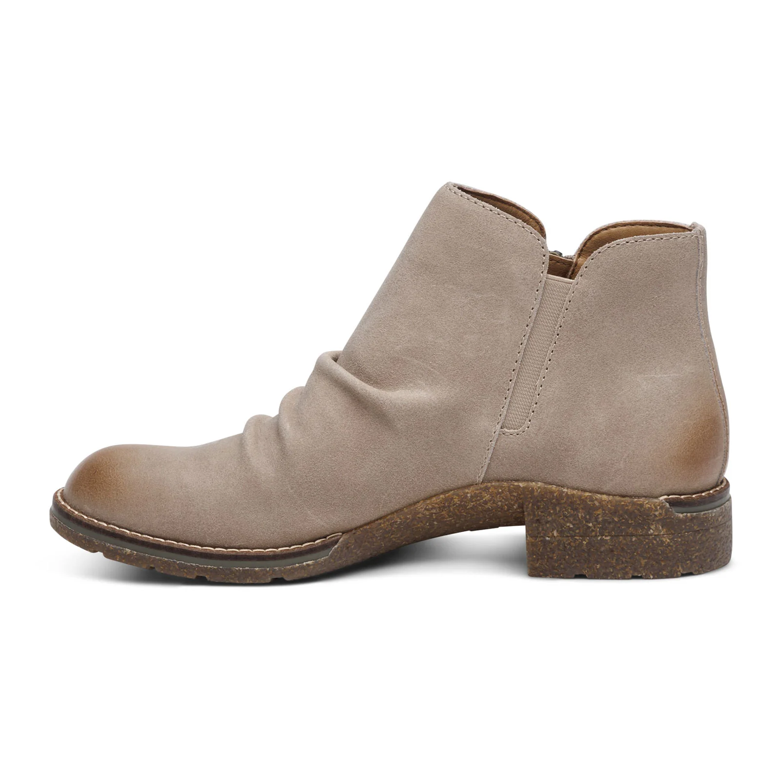 Aetrex Mila Ankle Boot (Women) - Taupe - Image 2