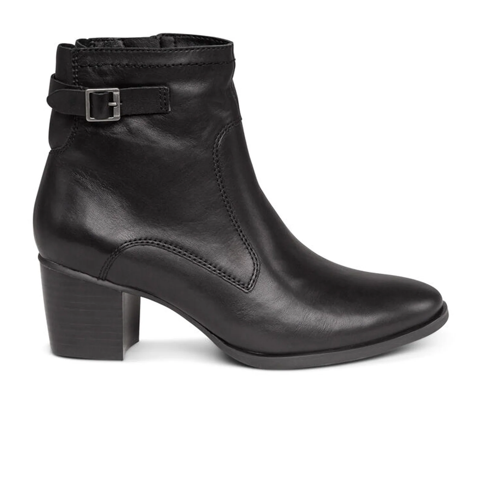 Aetrex Rubi Heeled Ankle Boot (Women) - Black