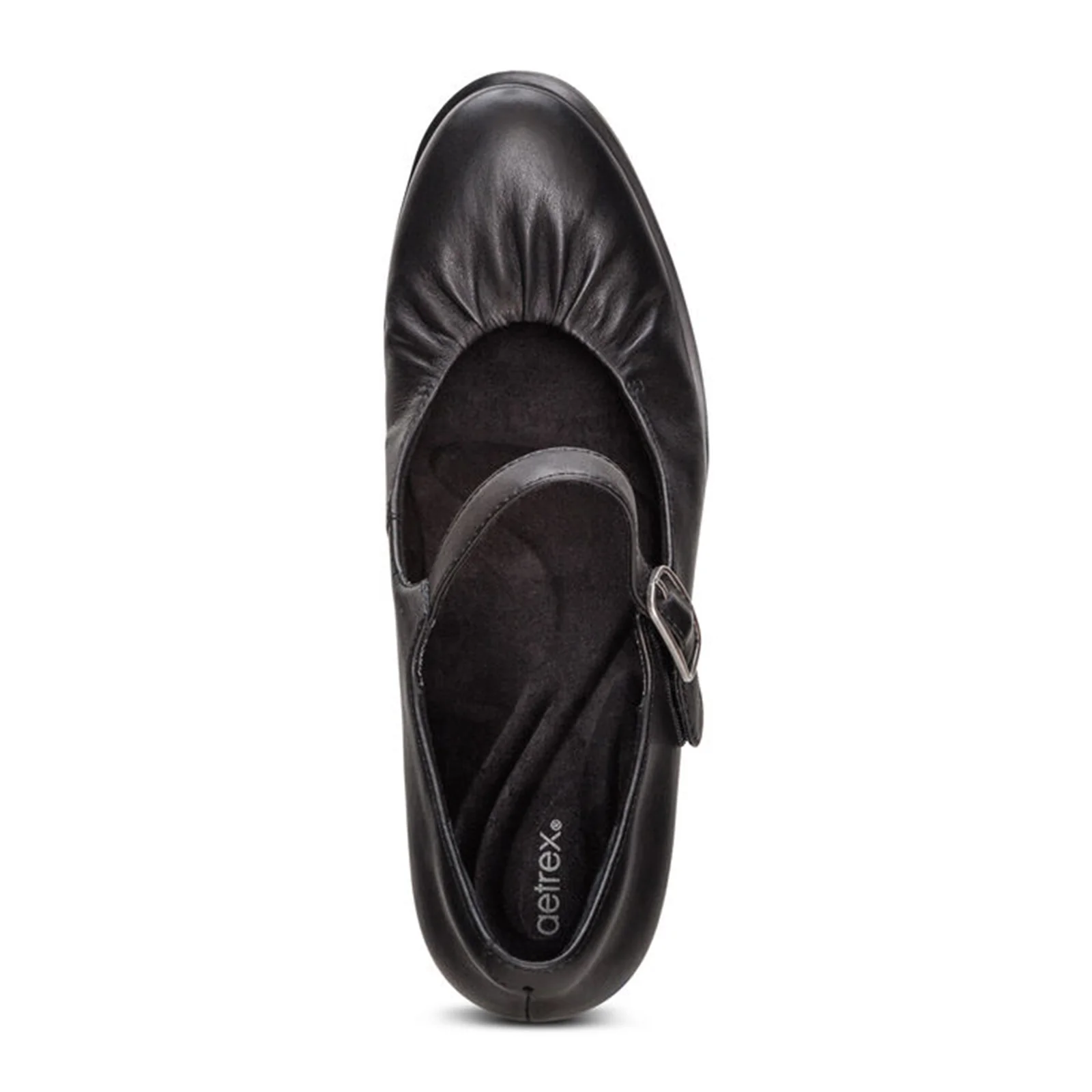Aetrex Sara Heeled Mary Jane (Women) - Black - Image 4