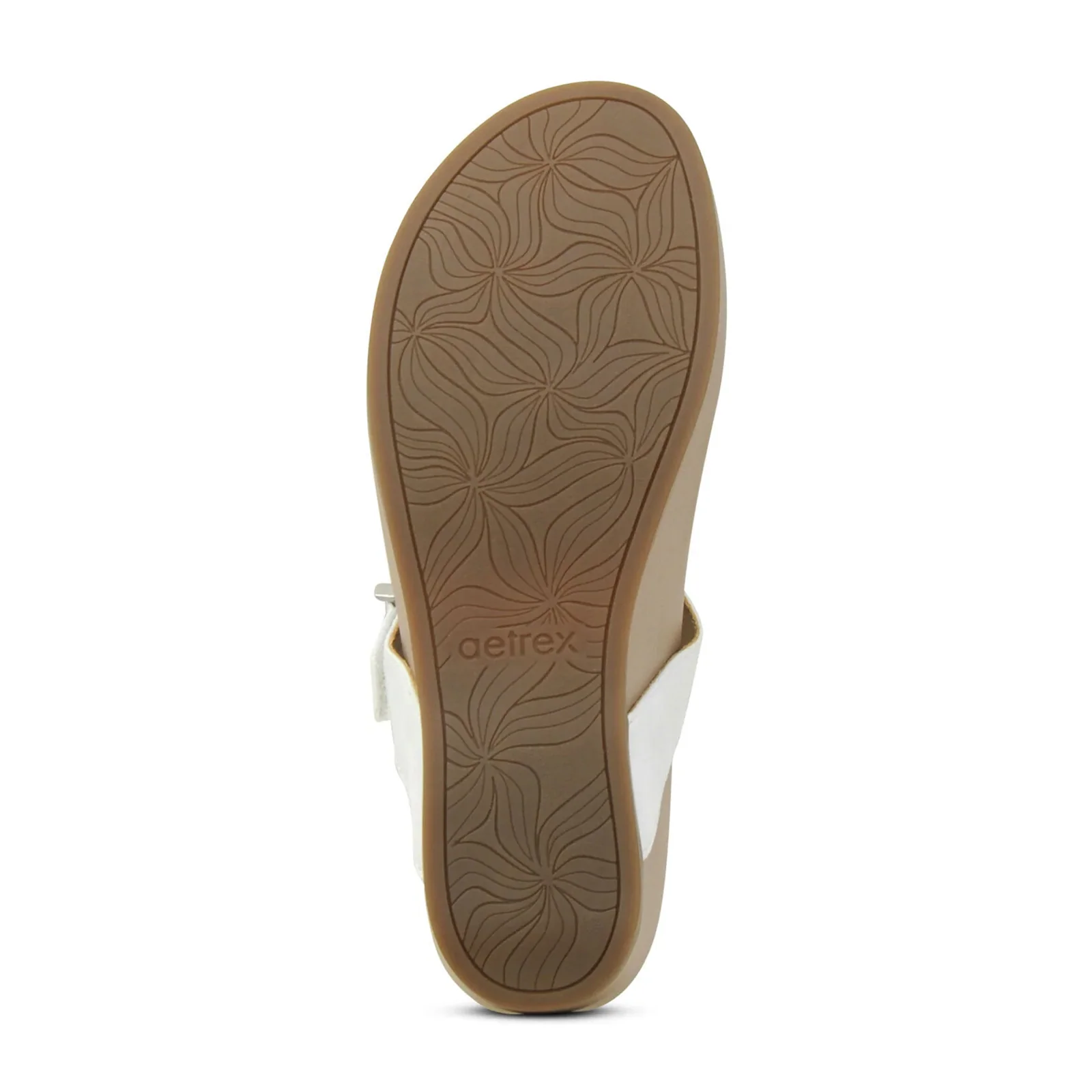 Aetrex Tasha Wedge Sandal (Women) - White - Image 5