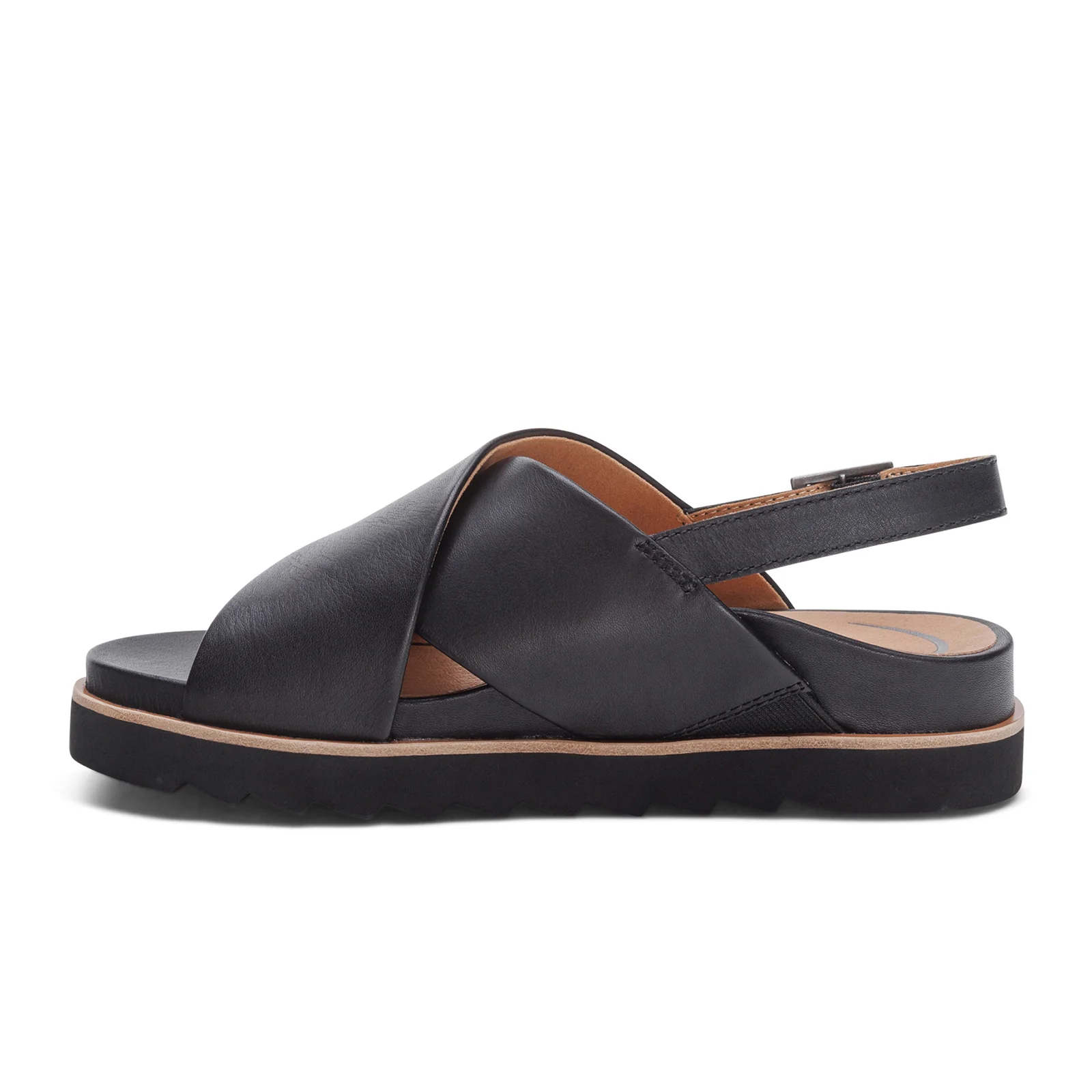 Aetrex Thea Backstrap Sandal (Women) - Black - Image 2