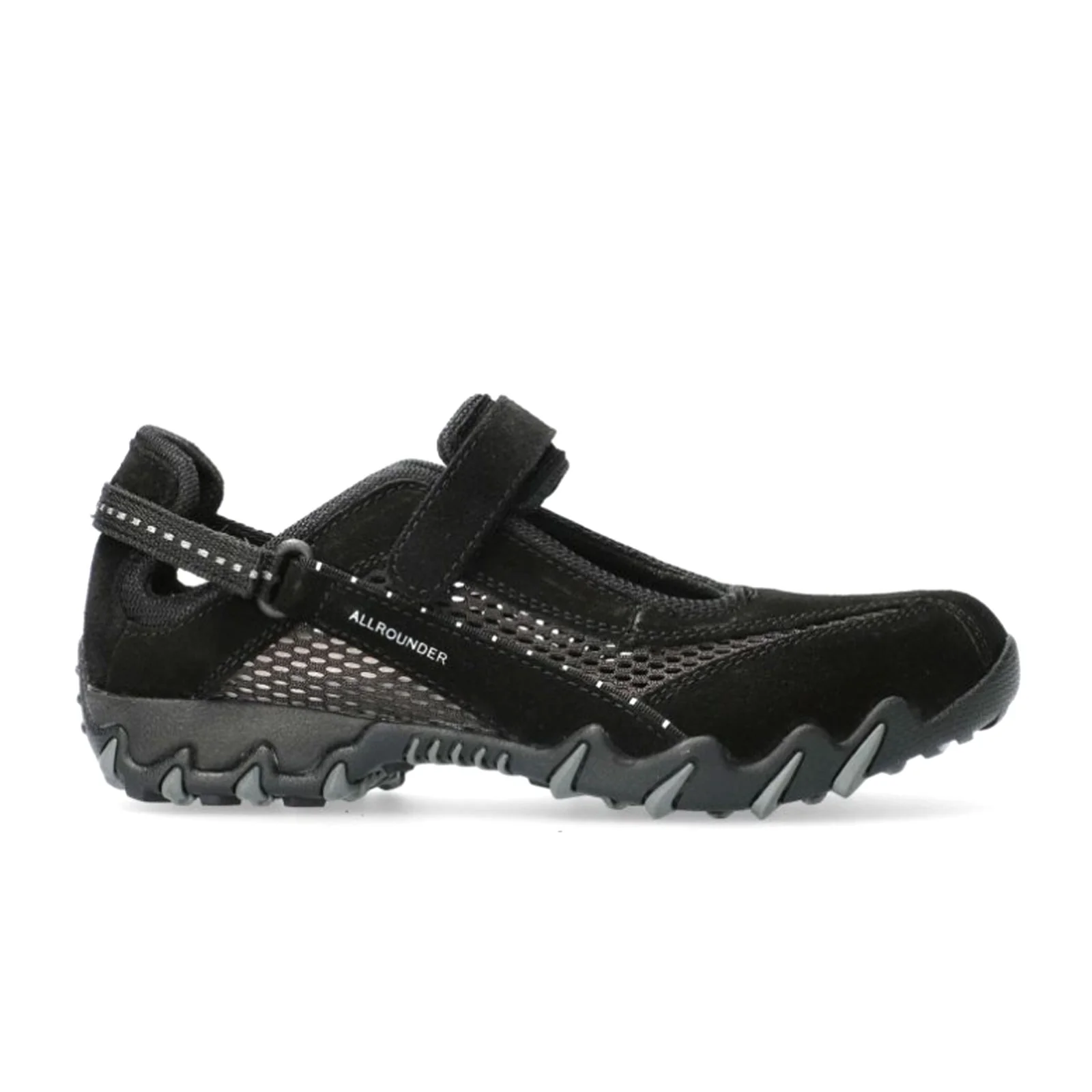 Allrounder Niro Mary Jane Sneaker (Women) - Black/Black Suede