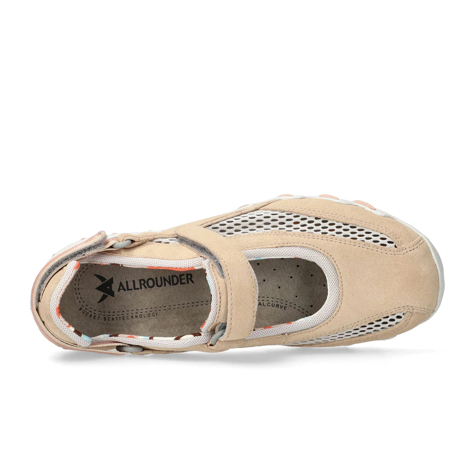 Allrounder Niro Mary Jane Sneaker (Women) - Sahara/Nimbus Cloud C. Suede - Image 3