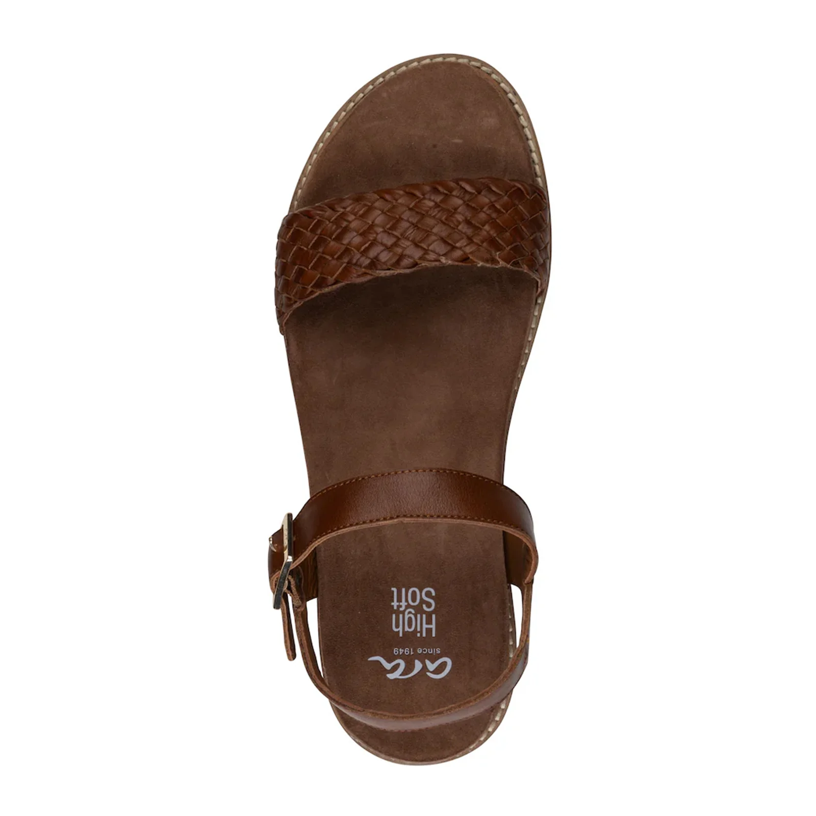 Ara Fresno Platform Sandal (Women) - Cognac Nappa Leather - Image 3