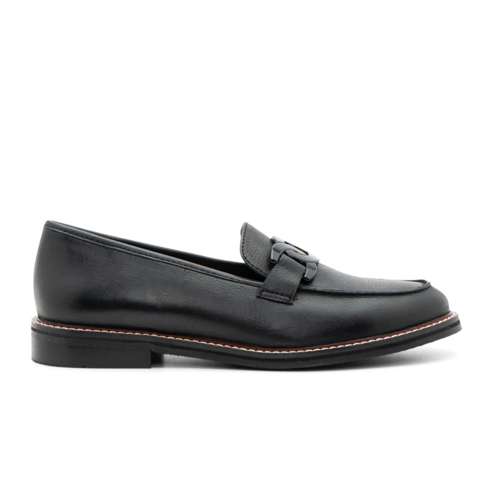 Ara Kyle II Chain Loafer (Women) - Black Calf