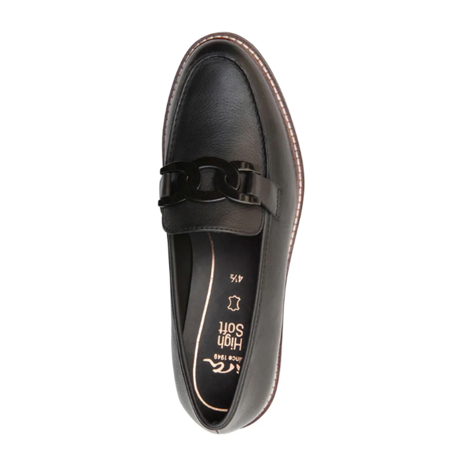 Ara Kyle II Chain Loafer (Women) - Black Calf - Image 2
