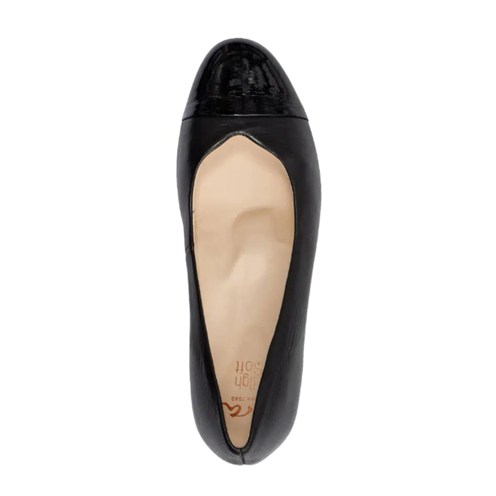 Ara Nanette Block Heel Pump (Women) - Black Patent/Black Calf - Image 3