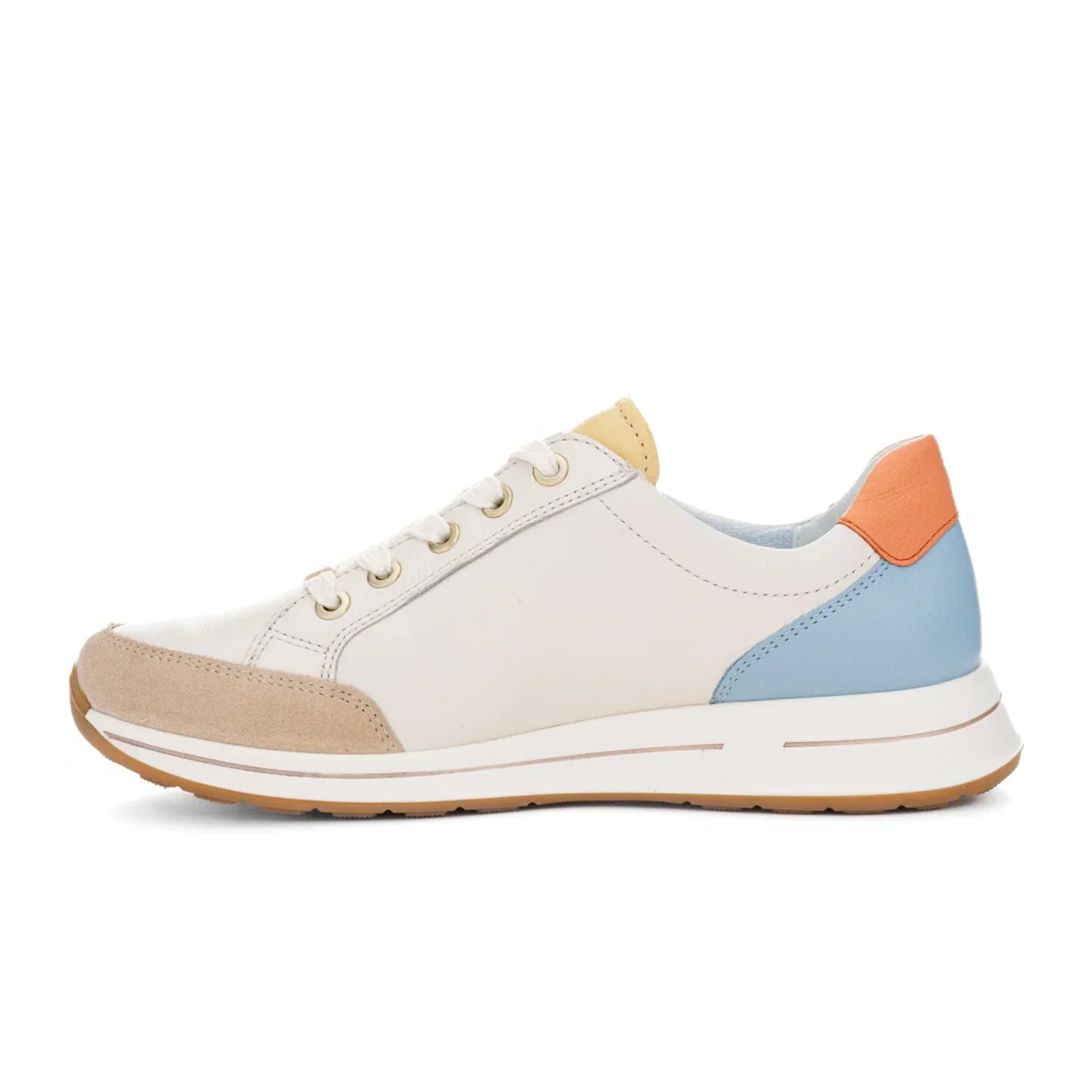 Ara Oleanna Sneaker (Women) - Cream/Vanilla/Aqua/Peach - Image 2