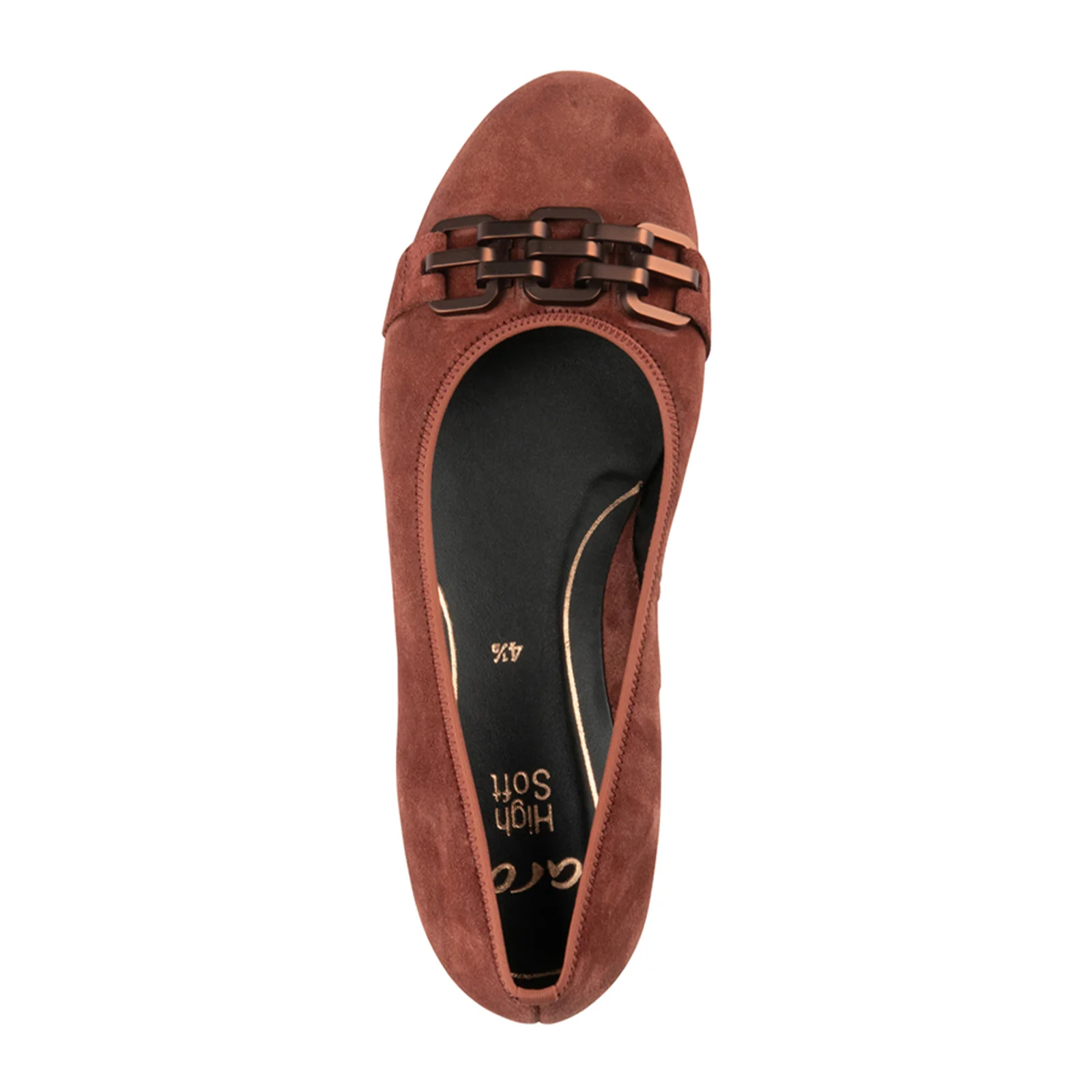 Ara Scout Chain Flat (Women) - Terra Suede - Image 3