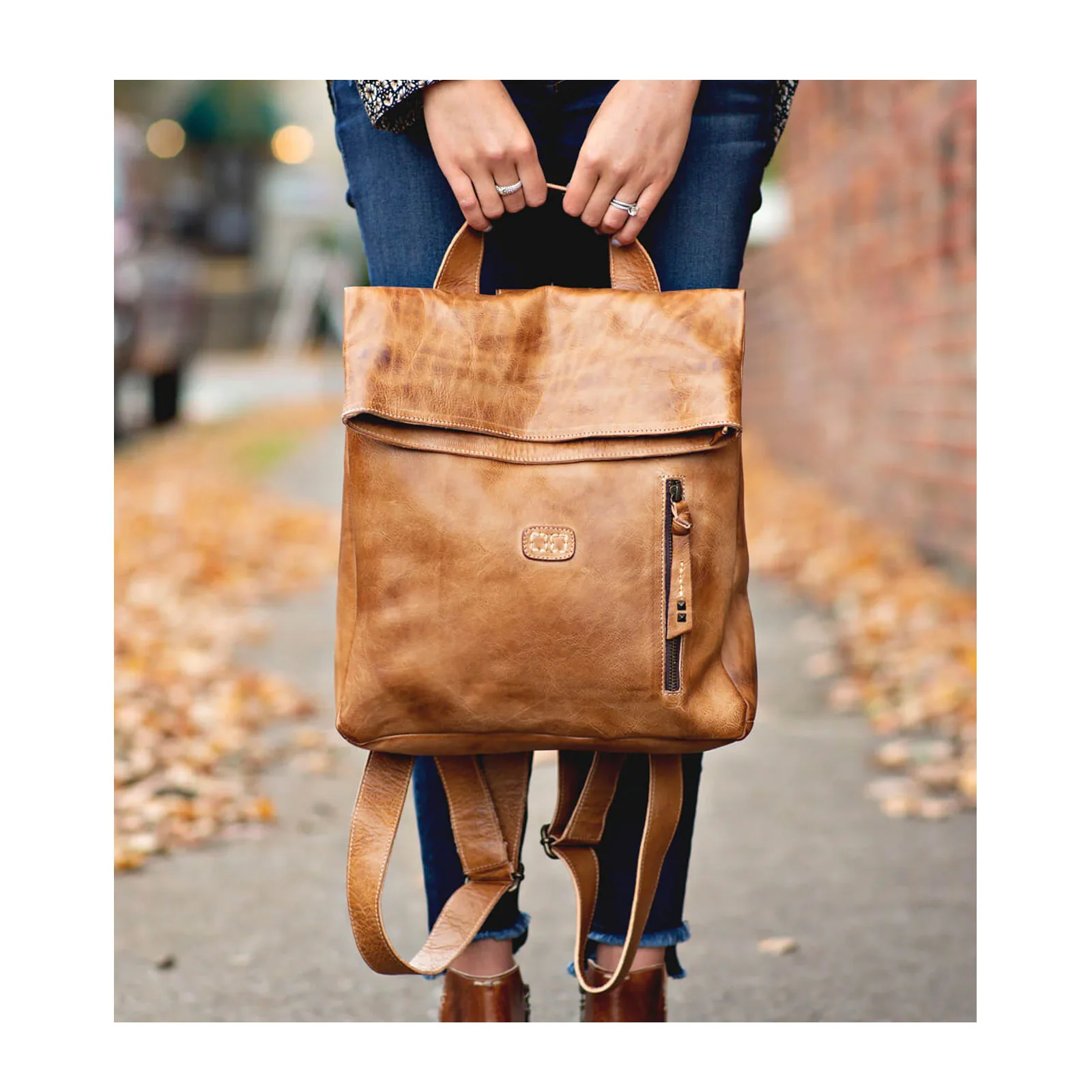 Bed Stu Howie Backpack - Tan Rustic - Image 4
