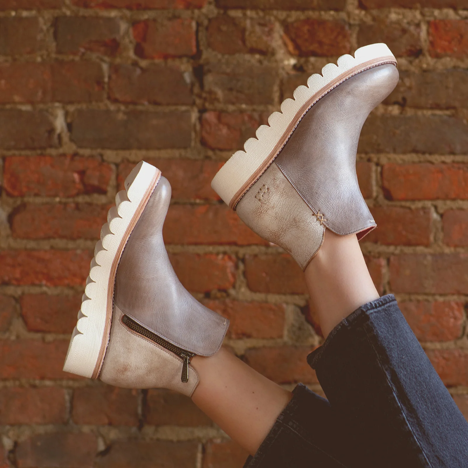 Bed Stu Lydyi Ankle Boot (Women) - Icicle Rustic/Nectar Lux - Image 5