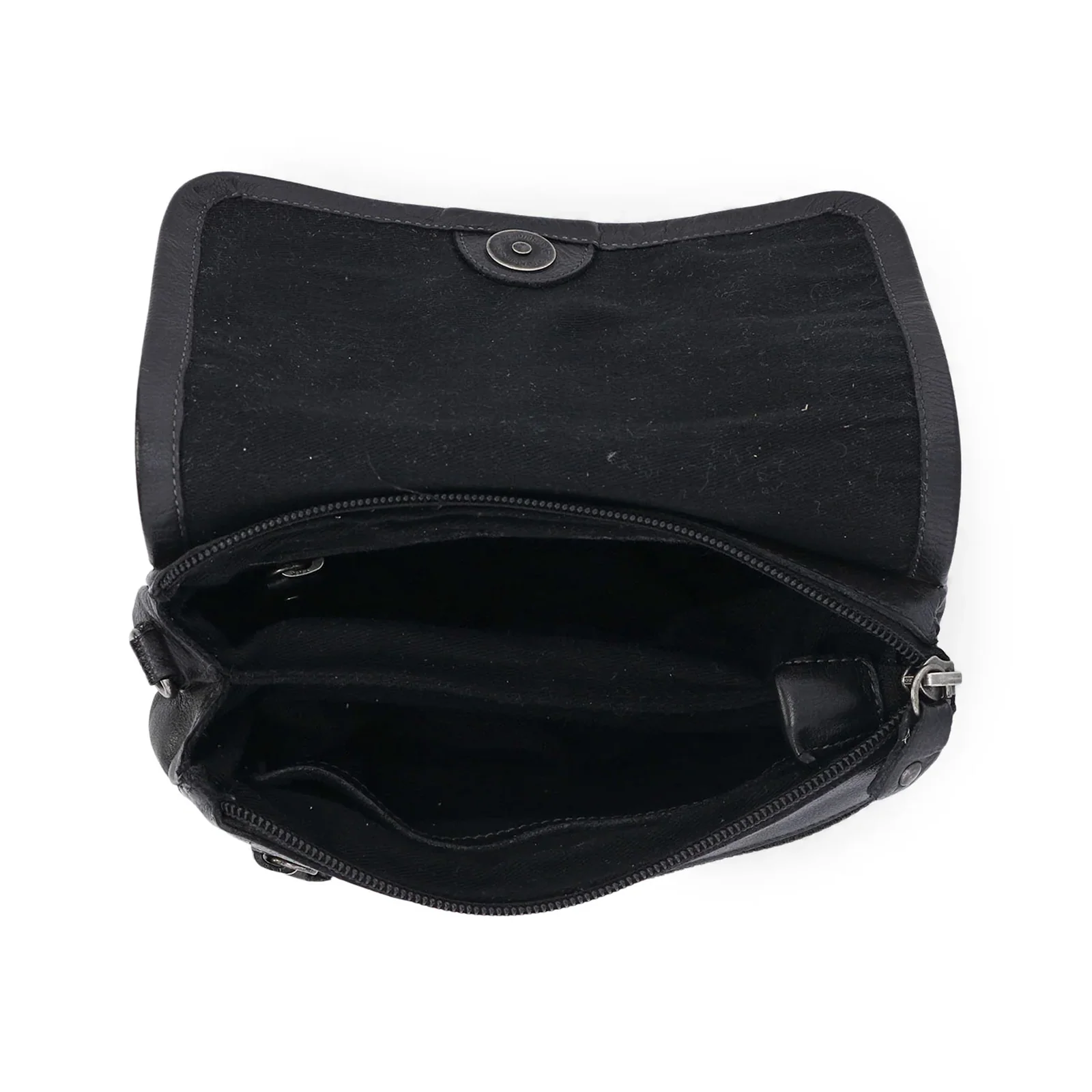 Bed Stu Ziggy Crossbody Bag - Black DD - Image 3