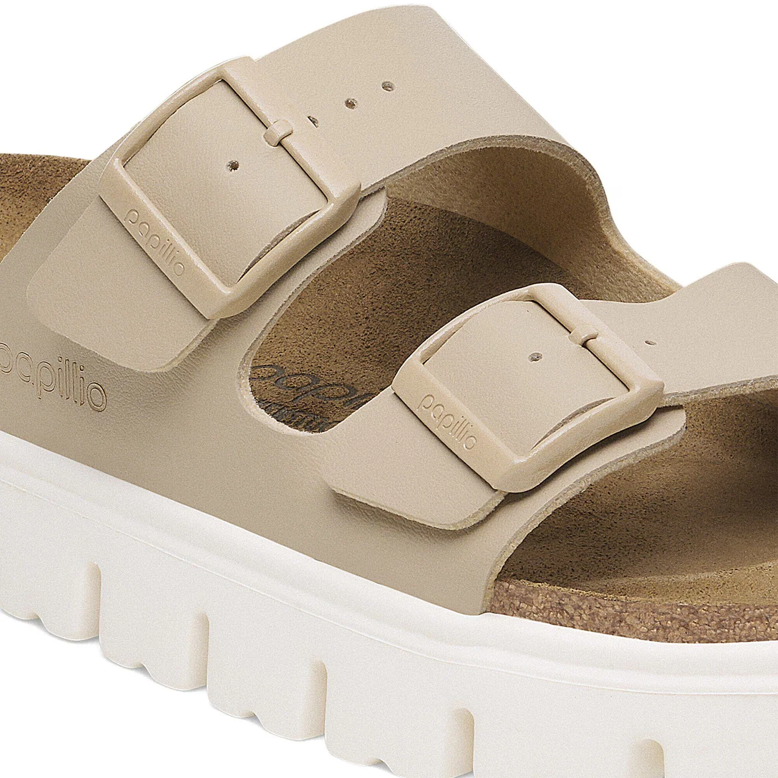 Birkenstock Arizona Chunky Narrow Slide Sandal (Women) - Sandcastle Birko-Flor - Image 5