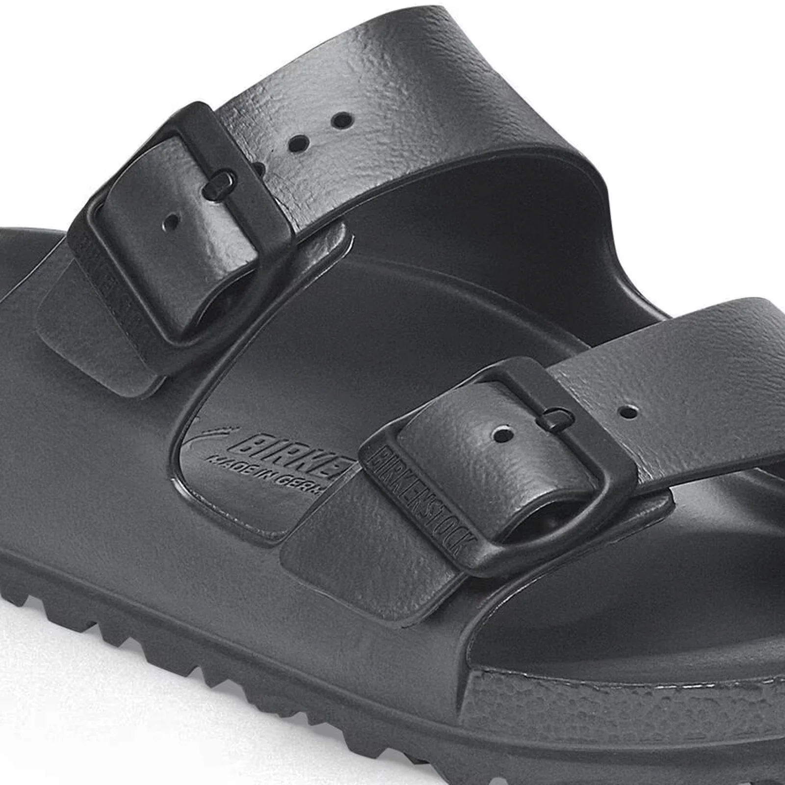 Birkenstock Arizona EVA Narrow Slide Sandal (Women) - Metallic Anthracite - Image 5