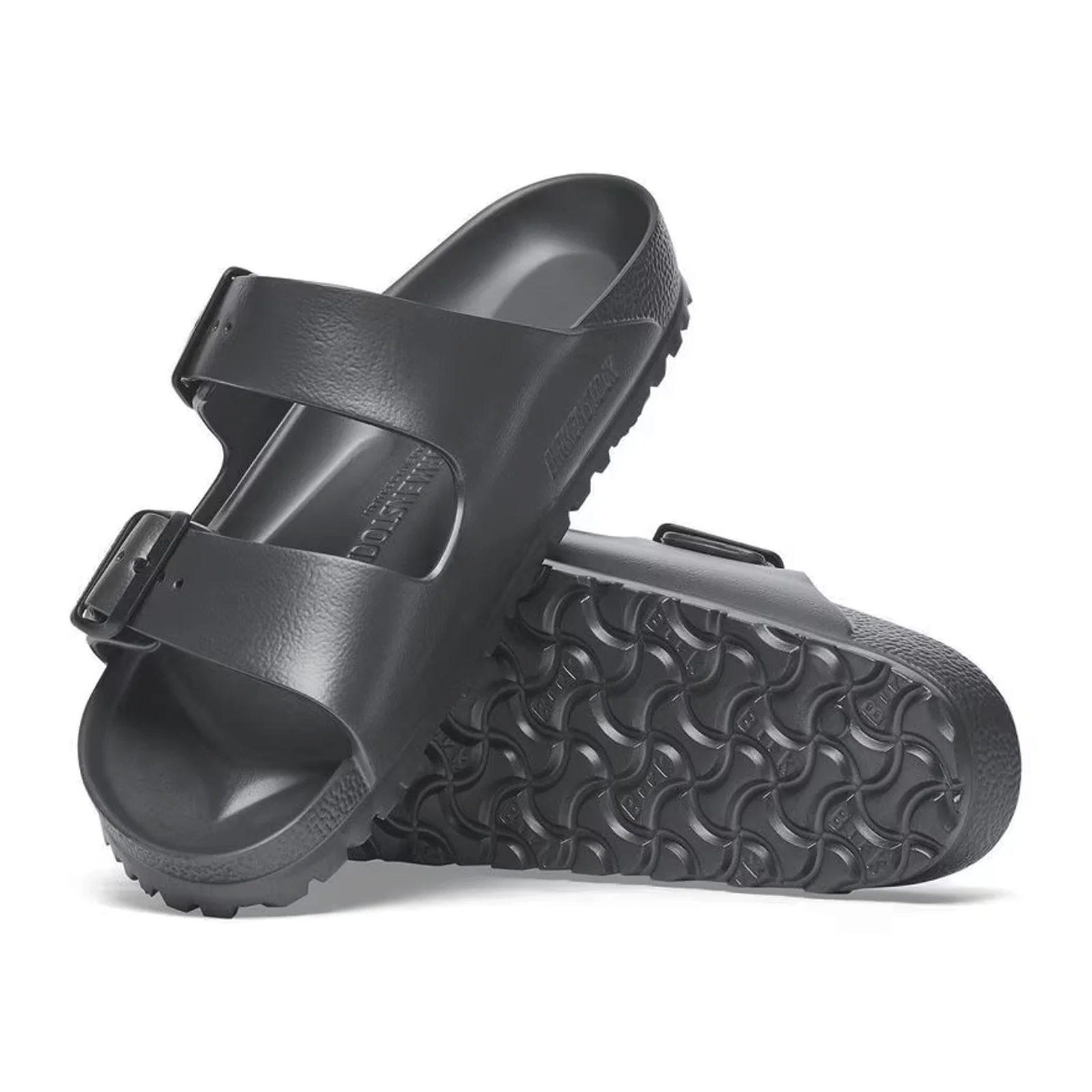 Birkenstock Arizona EVA Slide Sandal (Men) - Metallic Anthracite - Image 3