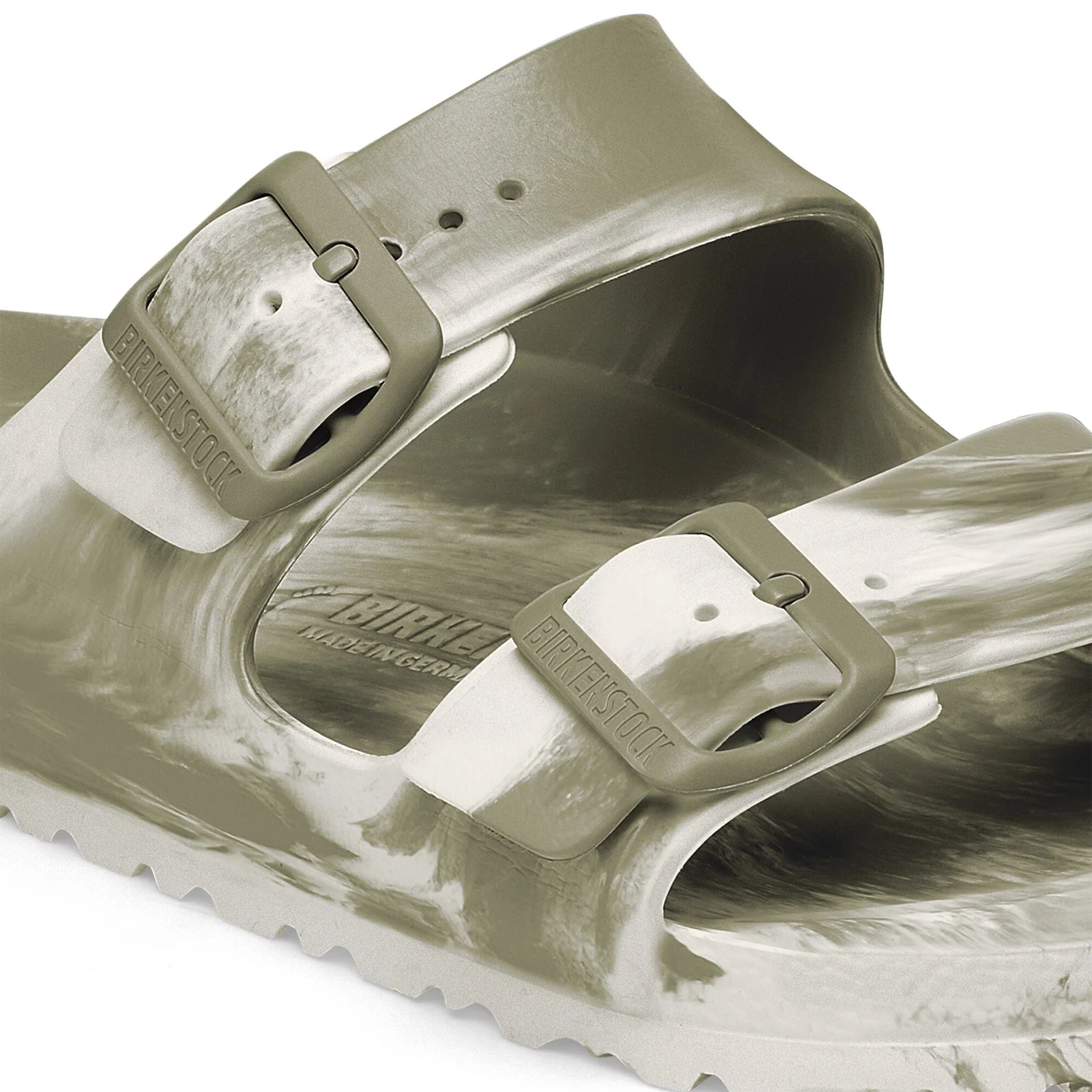Birkenstock Arizona EVA Slide Sandal (Men) - Multi Khaki/Eggshell - Image 5