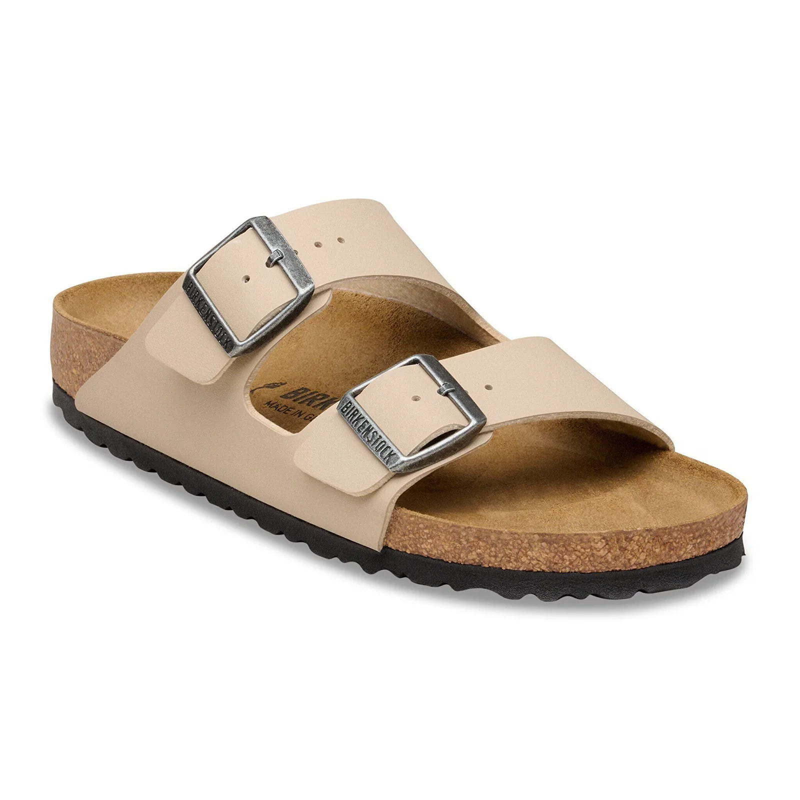 Birkenstock Arizona Slide Sandal (Unisex) - Sandcastle Birko-Flor