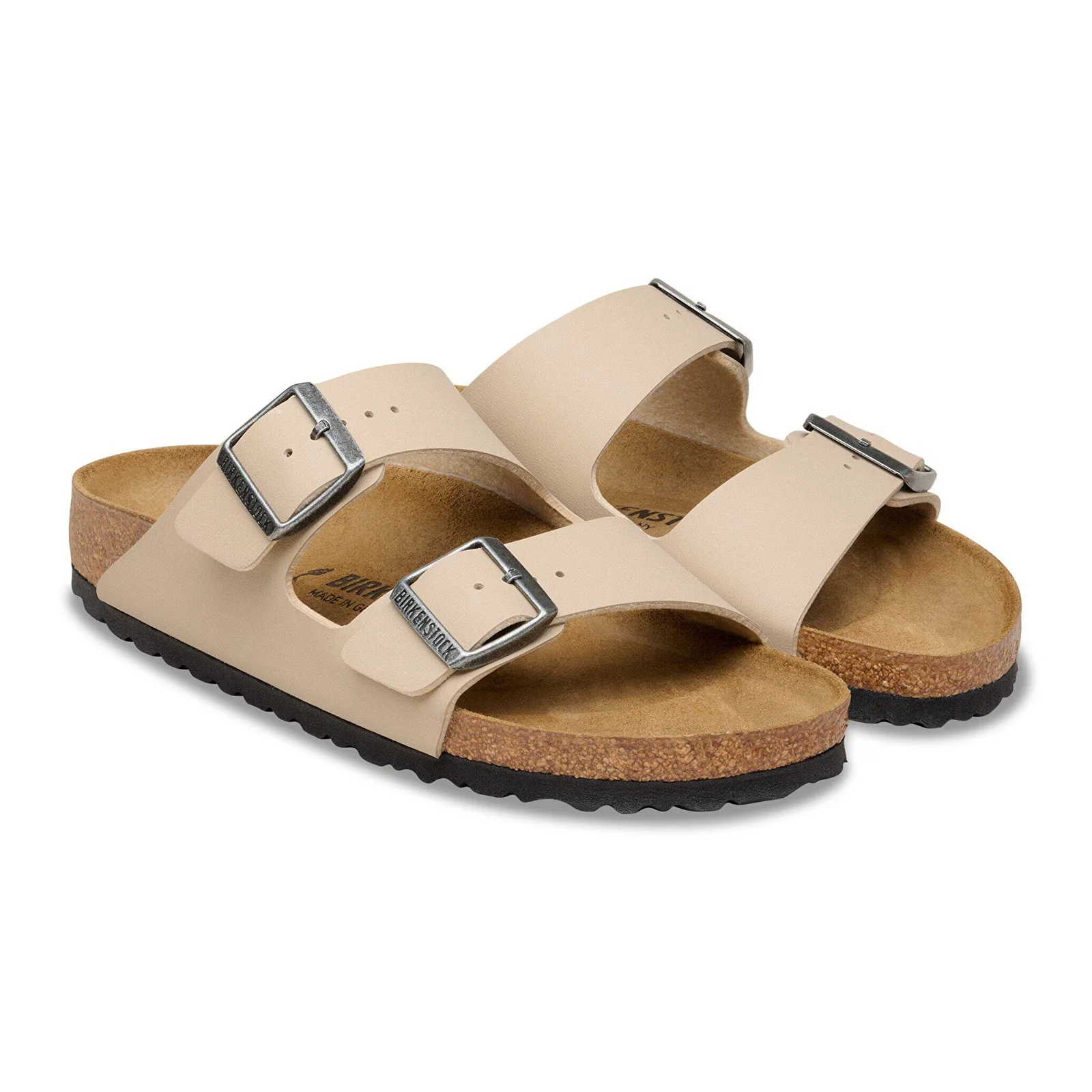 Birkenstock Arizona Slide Sandal (Unisex) - Sandcastle Birko-Flor - Image 4