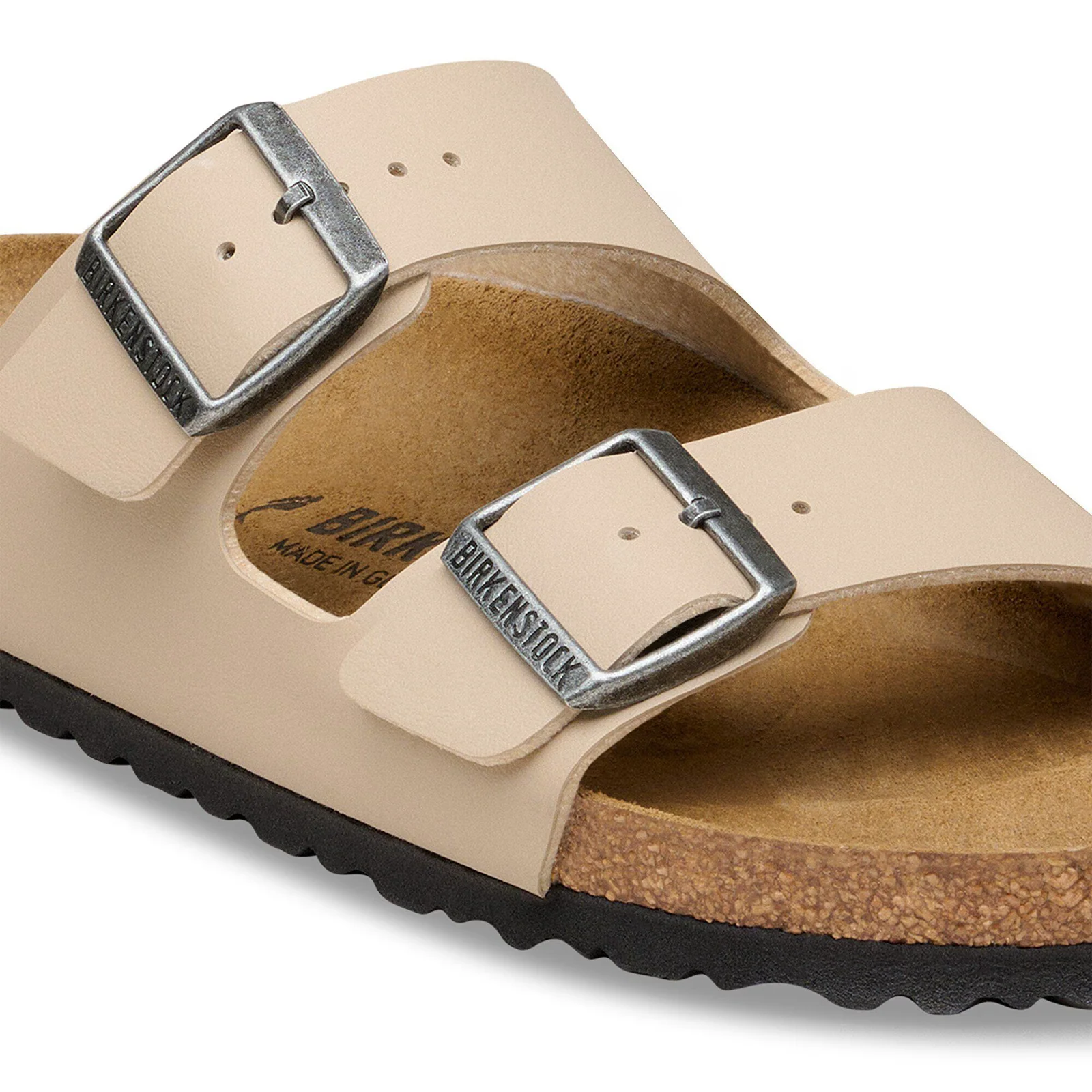 Birkenstock Arizona Slide Sandal (Unisex) - Sandcastle Birko-Flor - Image 5