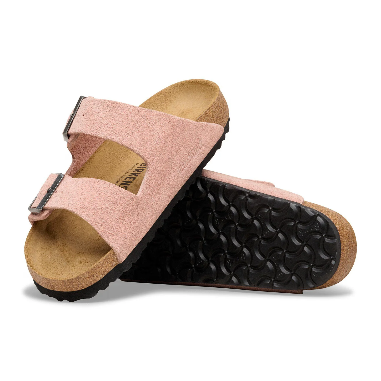 Birkenstock Arizona Slide Sandal (Women) - Pink Clay Suede - Image 3