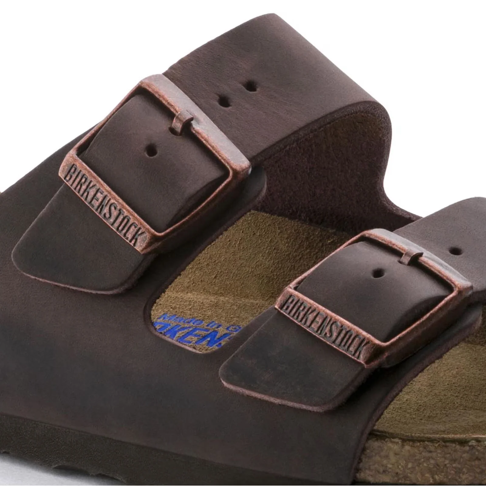 Birkenstock Arizona Soft Footbed Slide Sandal (Unisex) - Habana Oiled Leather - Image 7