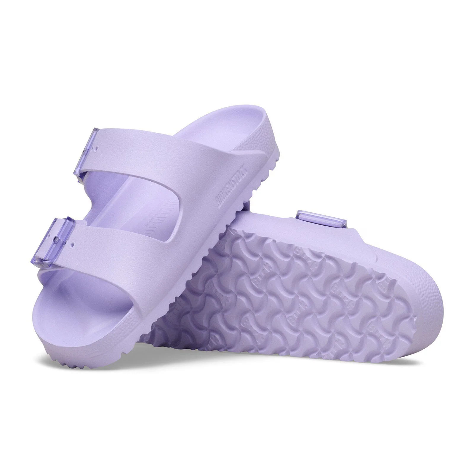 Birkenstock Arizona Stealth Buckle EVA Slide Sandal (Women) - Purple Fog - Image 3