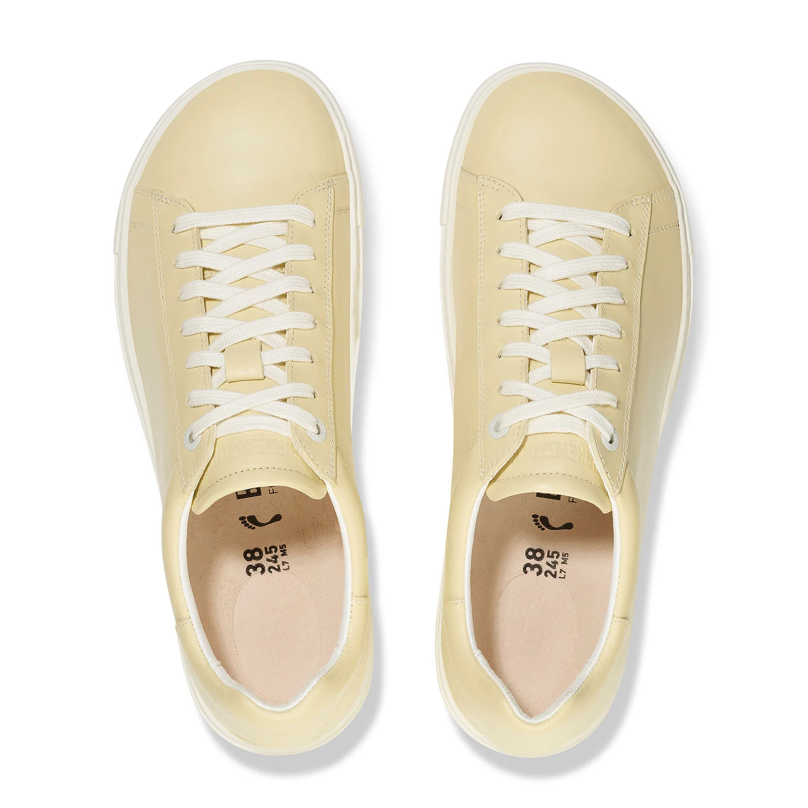 Birkenstock Bend Narrow Sneaker (Women) - Butter Leather - Image 2