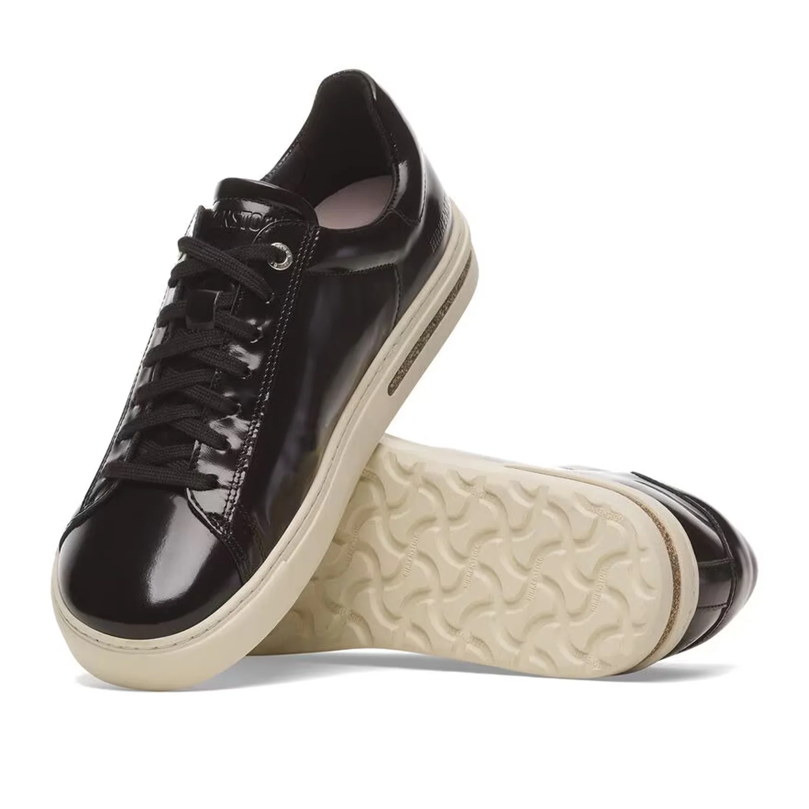 Birkenstock Bend Narrow Sneaker (Women) - High Shine Black Leather - Image 3