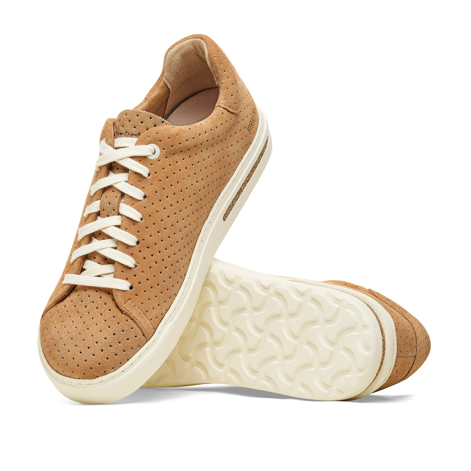 Birkenstock Bend Narrow Sneaker (Women) - Dotted New Beige Suede - Image 3