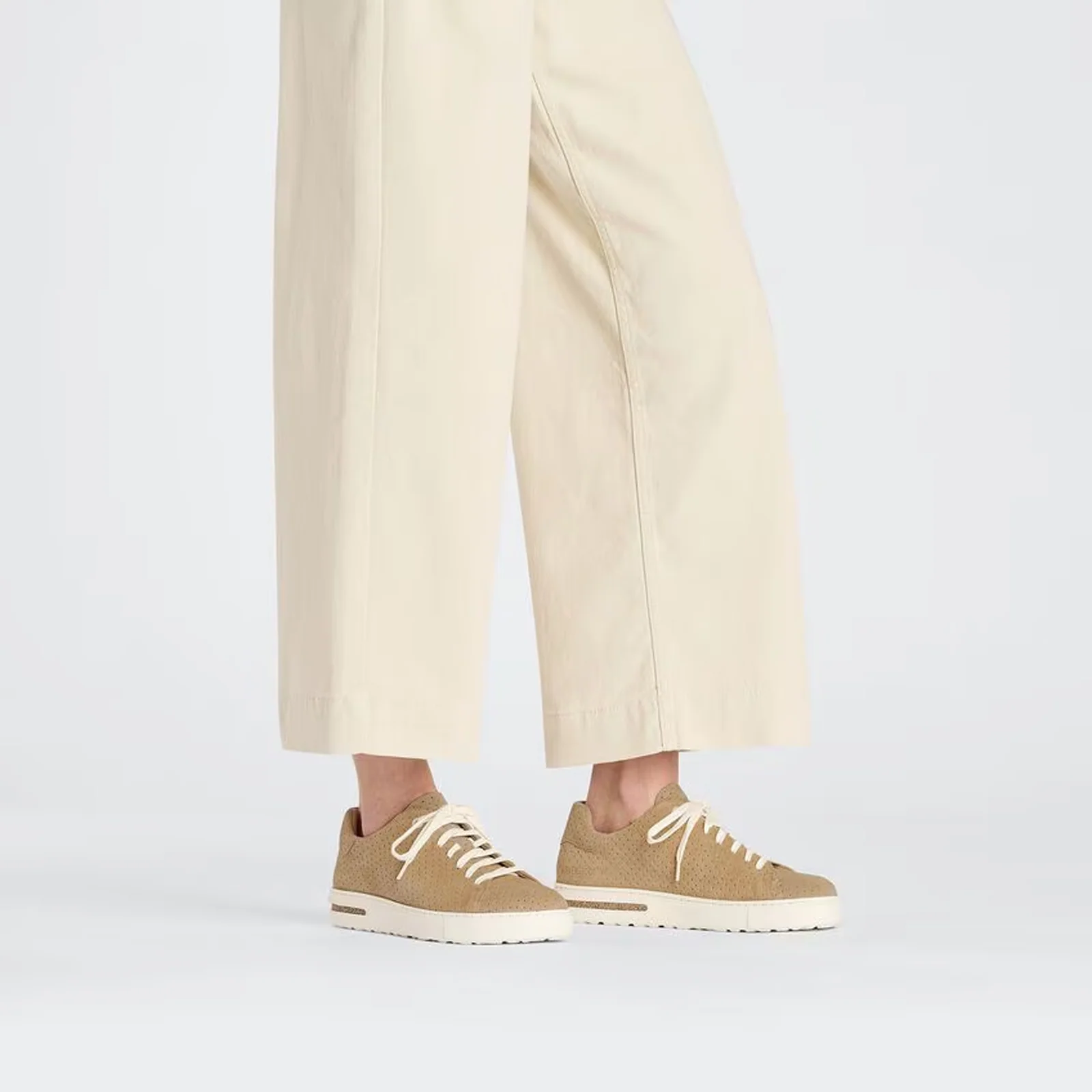 Birkenstock Bend Narrow Sneaker (Women) - Dotted New Beige Suede - Image 6