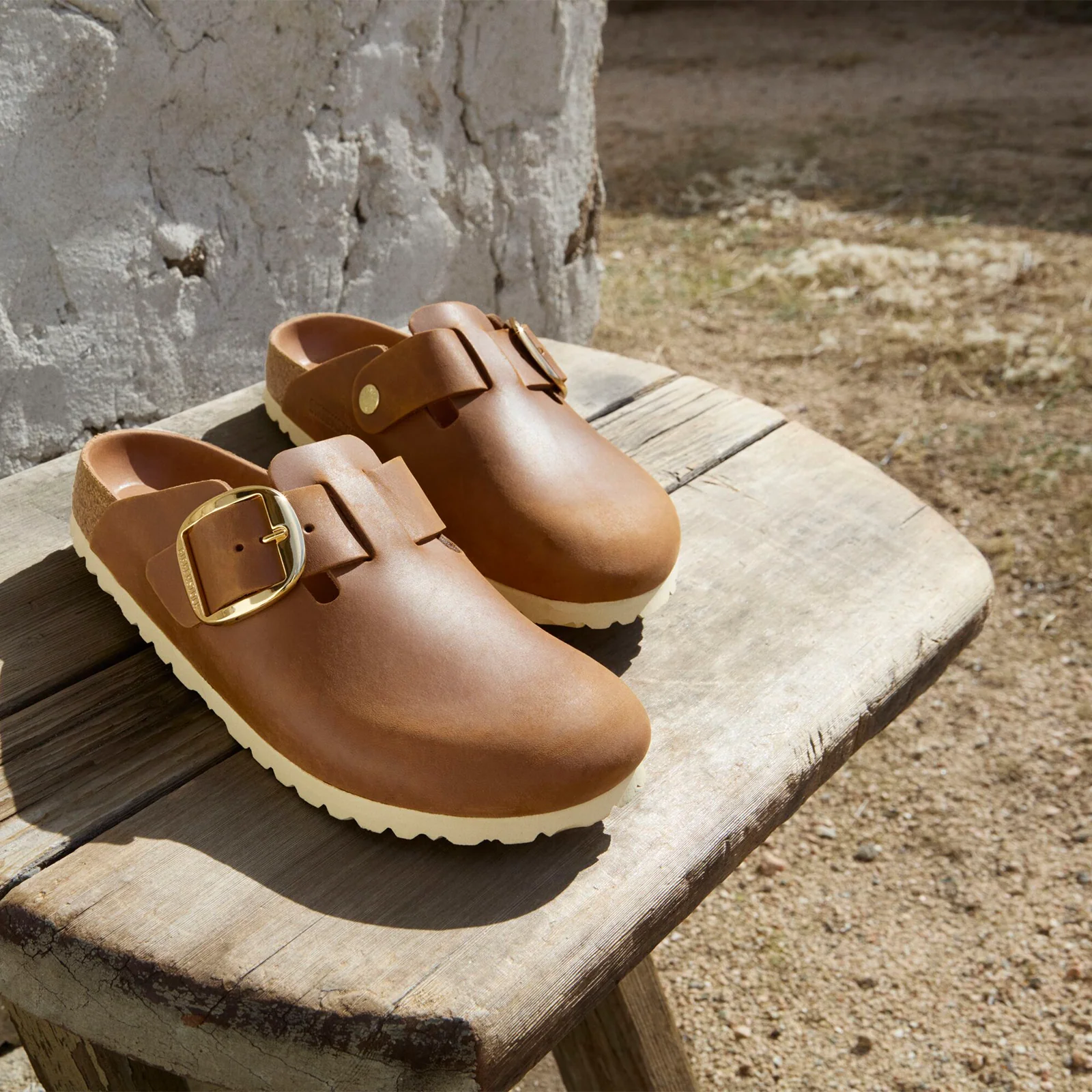 Birkenstock Boston Big Buckle Clog (Women) - Cognac Oiled Leather - Image 7