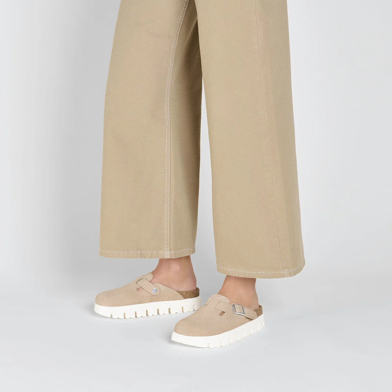 Birkenstock Boston Chunky Narrow Clog (Women) - Warm Sand Suede - Image 6