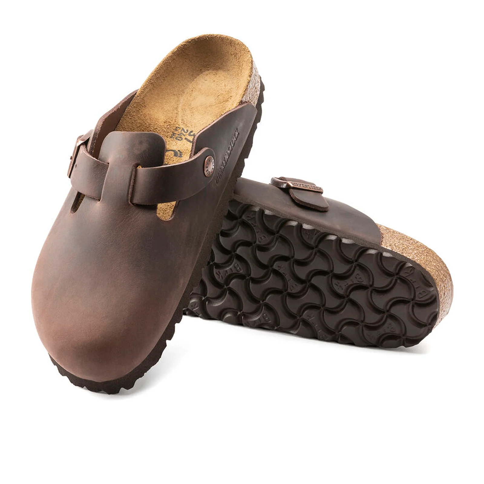 Birkenstock Boston Clog (Unisex) - Habana Oiled Leather - Image 3
